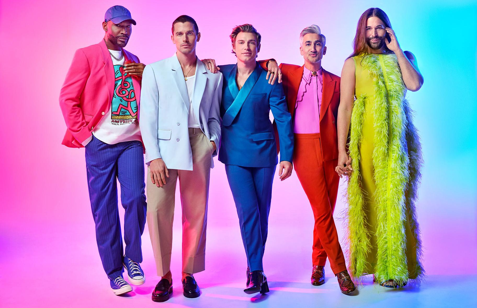 The Fab Five from “Queer Eye.” (Courtesy of Netflix)