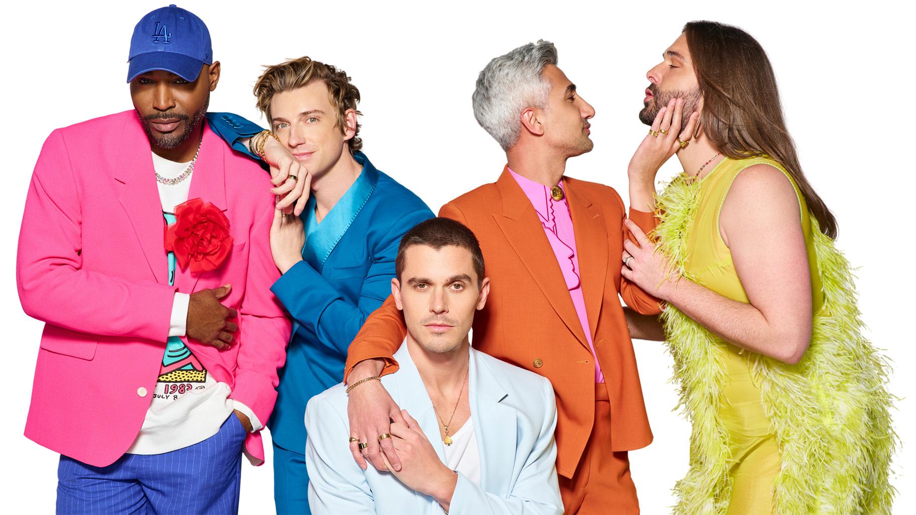 The Fab Five from “Queer Eye.” (Courtesy of Netflix)