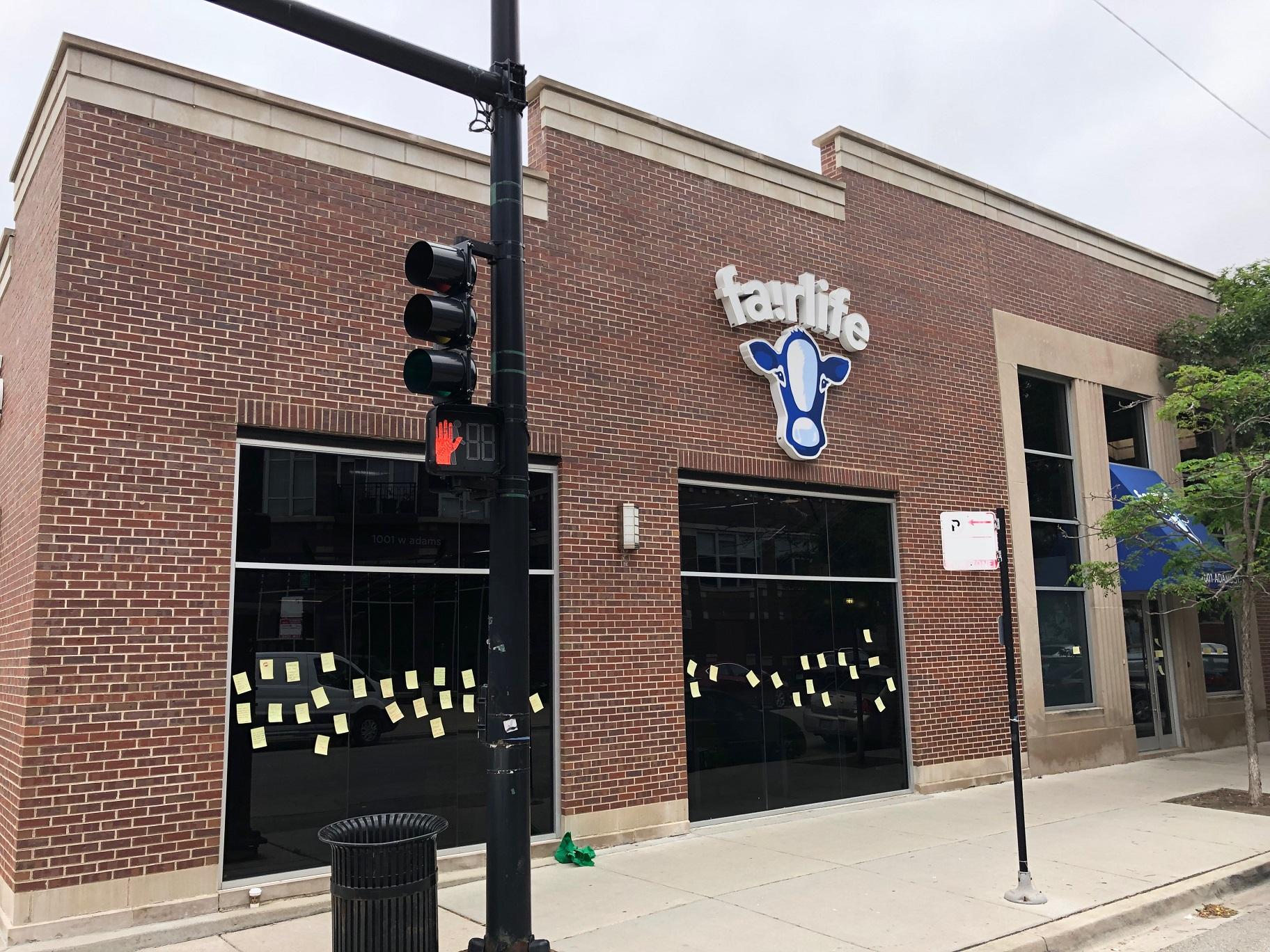 Fairlife's headquarters at 1001 W. Adams St. in Chicago (Alex Ruppenthal / WTTW News)