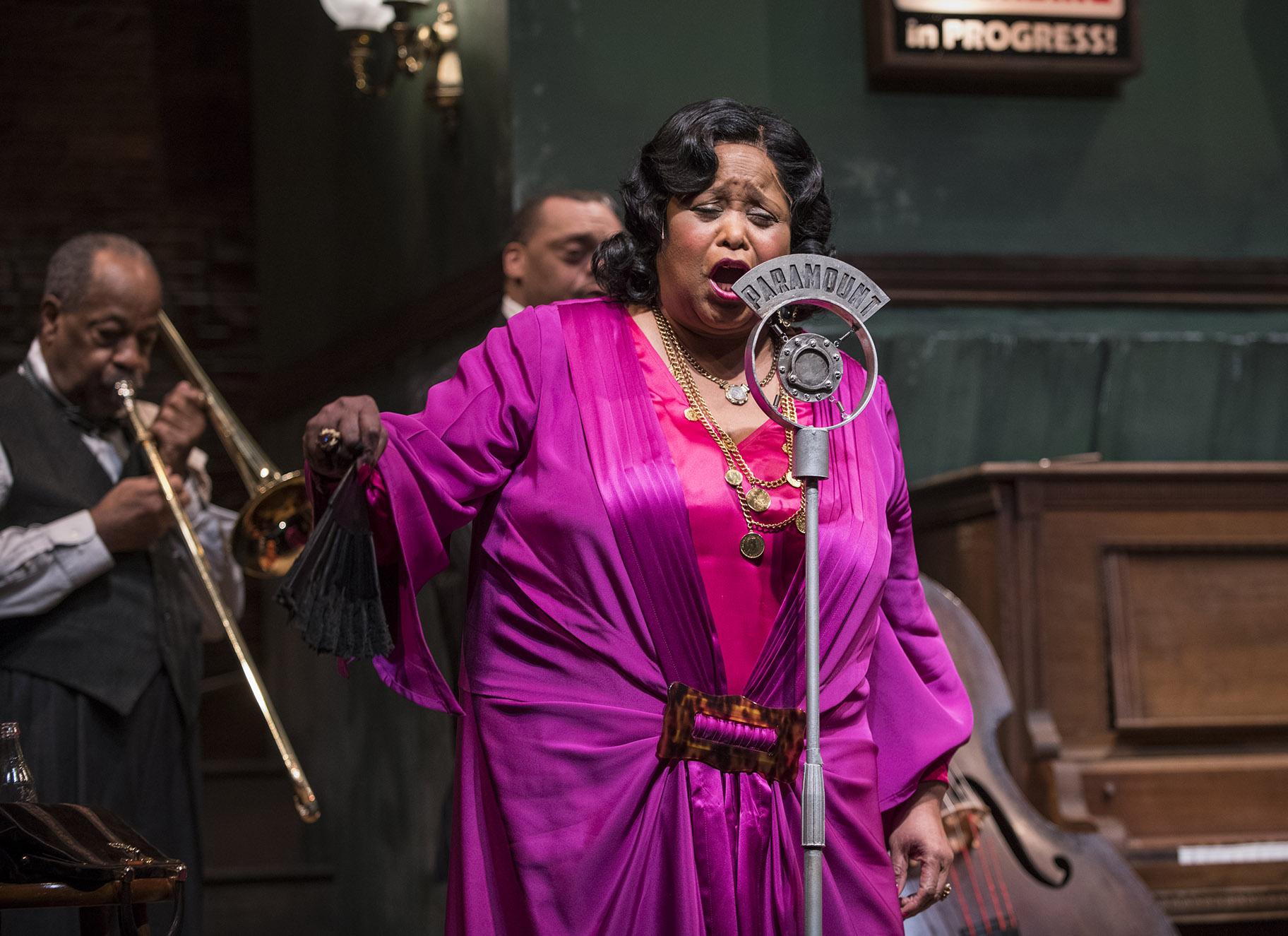 Felicia P. Fields in “Ma Rainey’s Black Bottom” (Photo credit: Michael Brosilow)