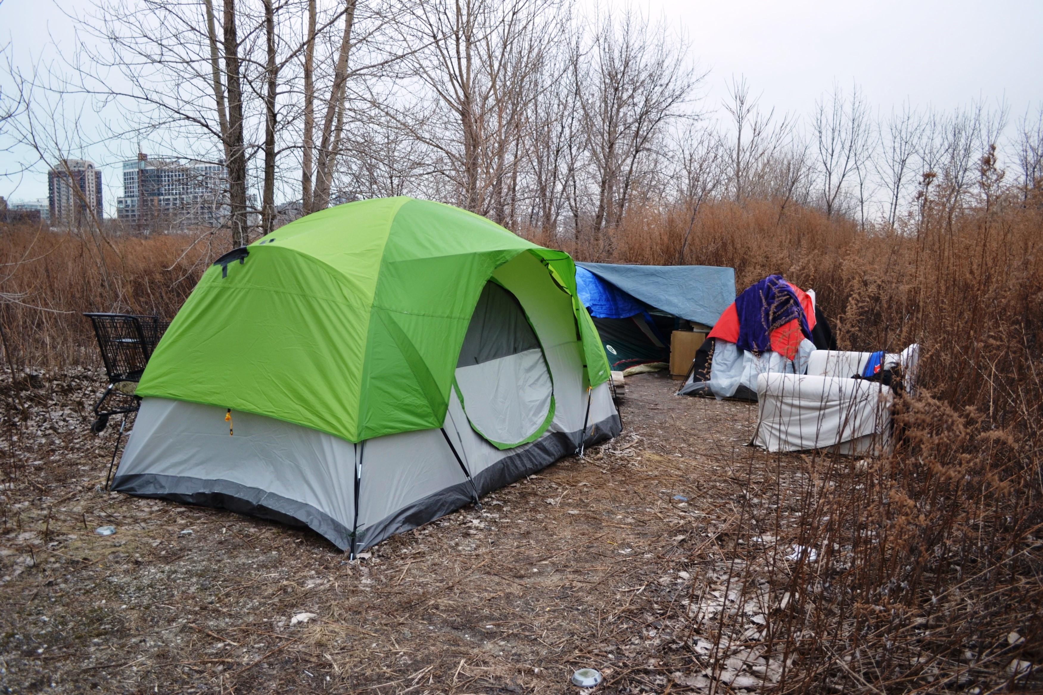 Tent town shop