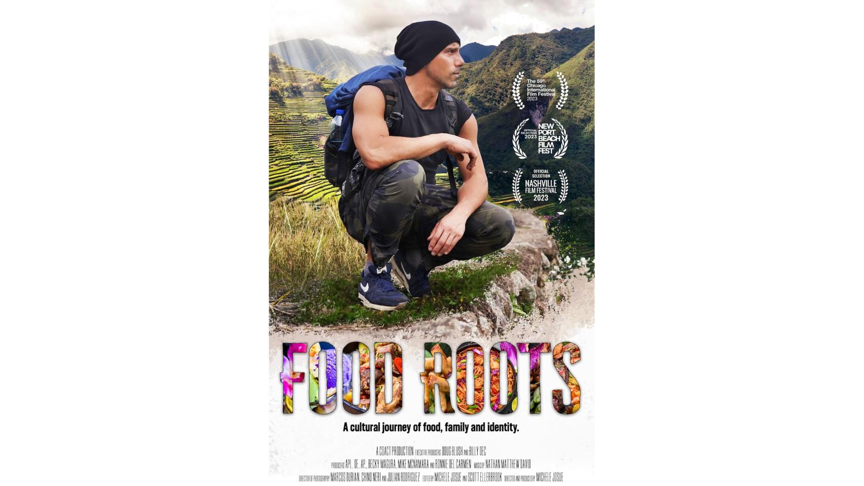 Poster for “Food Roots” documentary featuring Chicago restaurant owner and TV personality Billy Dec. (Courtesy of COACT Agency)