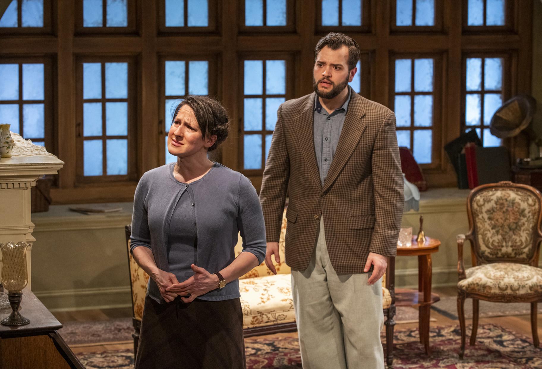 Marika Mashburn and Robert Quintanilla in “For Services Rendered.” (Photo by Michael Brosilow) 
