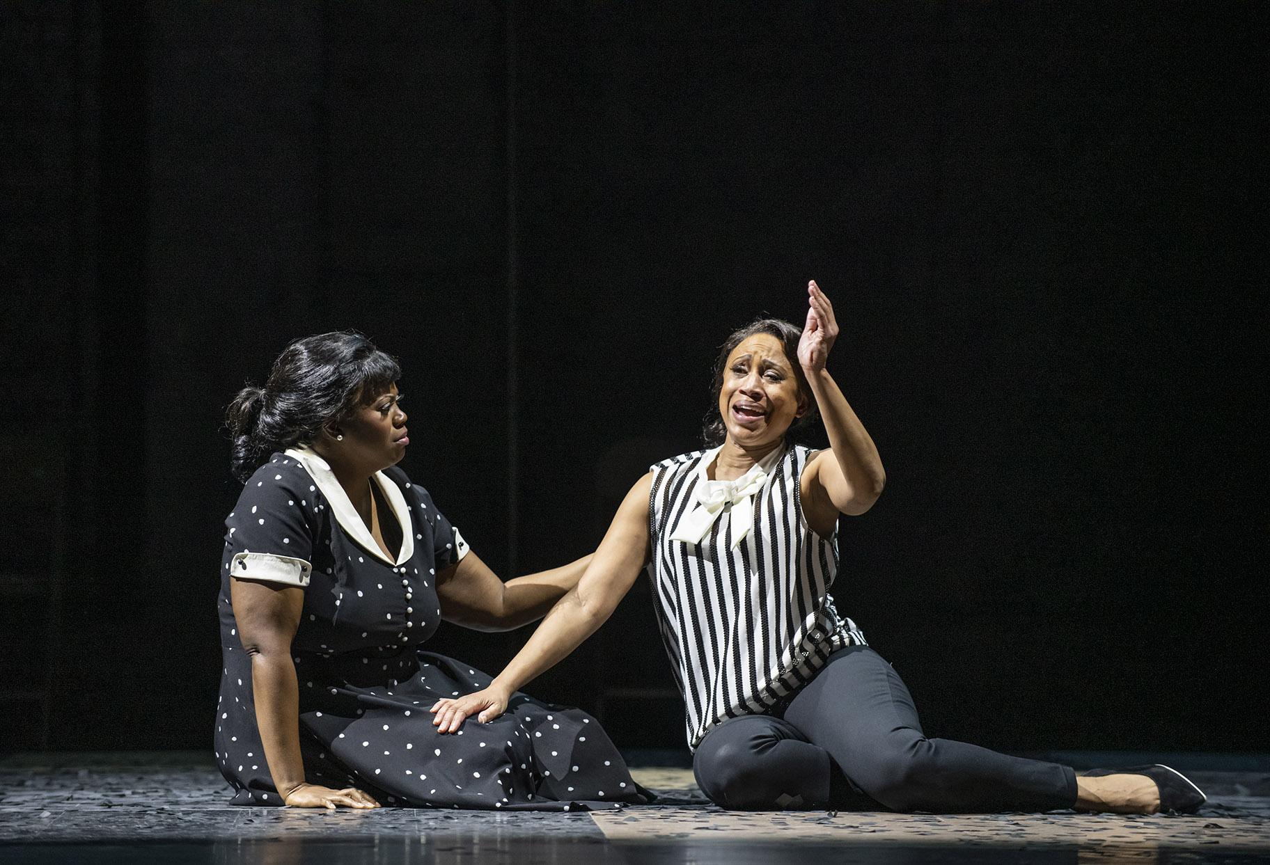 Dara Rahming and Kim Jones in “Freedom Ride.” (Photo credit: Michael Brosilow)