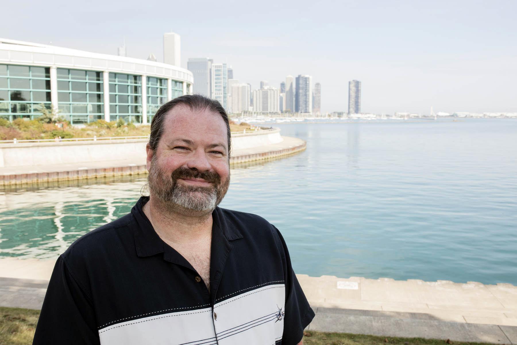 Dr. Andrew Casper, Shedd Aquarium's new director of freshwater research (Courtesy © Shedd Aquarium)