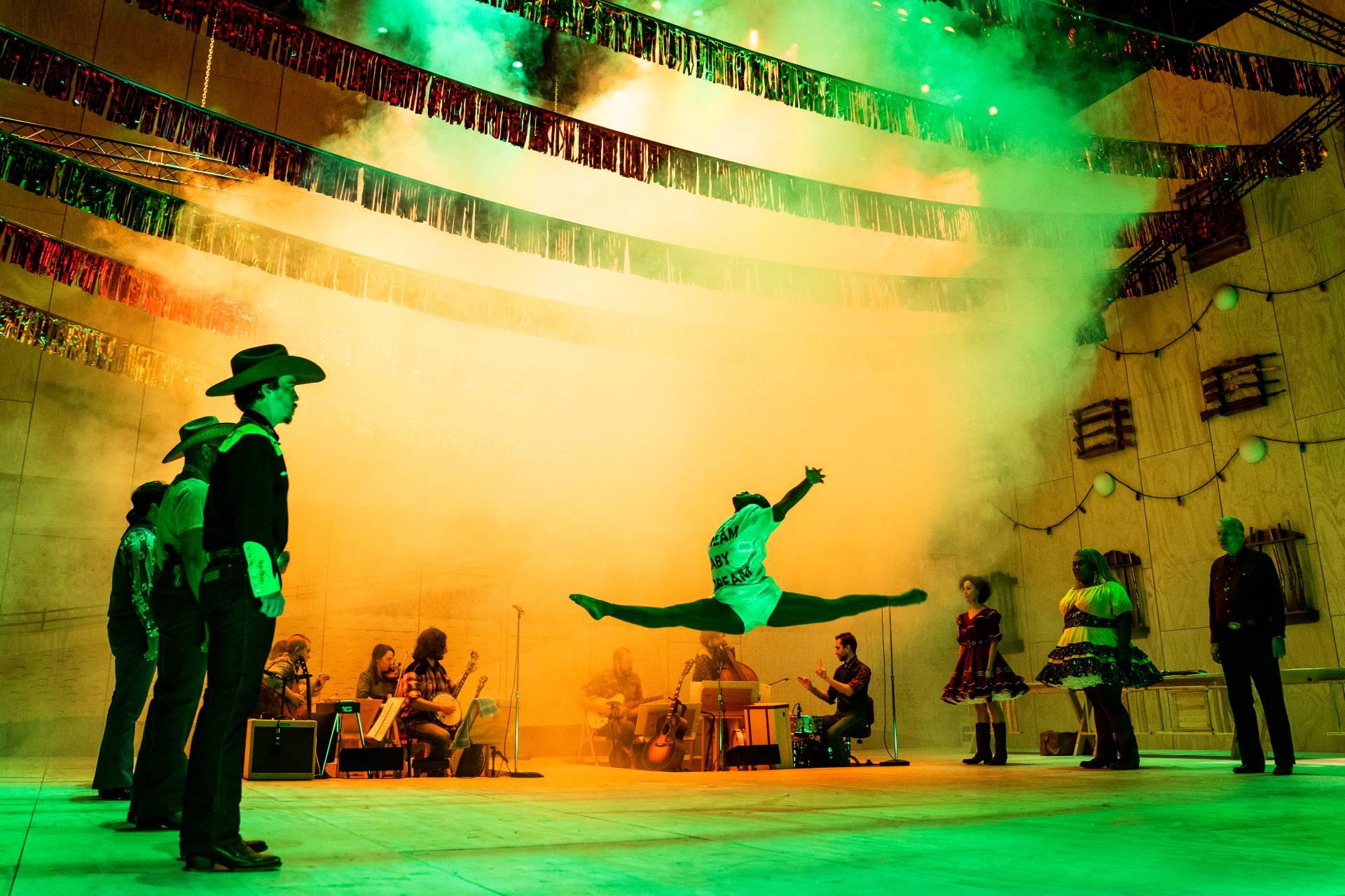 Gabrielle Hamilton and the company of the national tour of Rodgers & Hammerstein’s “OKLAHOMA!” (Matthew Murphy and Evan Zimmerman for MurphyMade)