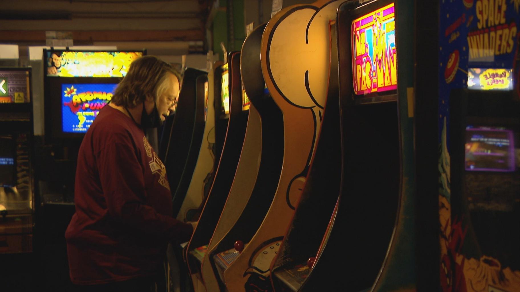 At last count, the arcade had more than 950 games on the floor. That number goes up by one each week when a new addition is unveiled at the Monday Mystery Game event. (WTTW News)