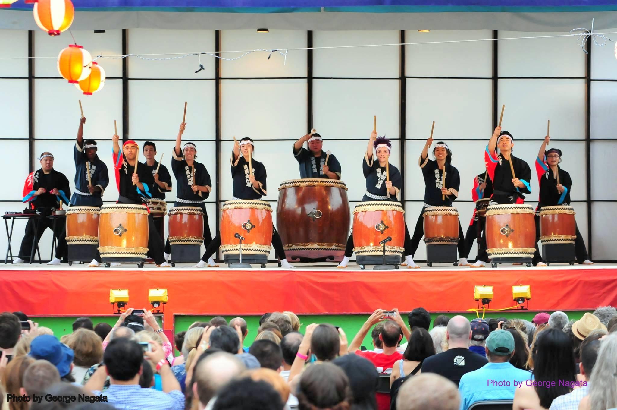 Taiko drummers perform this weekend at the annual Ginza Holiday Festival. (Courtesy Ginza Holiday Festival)