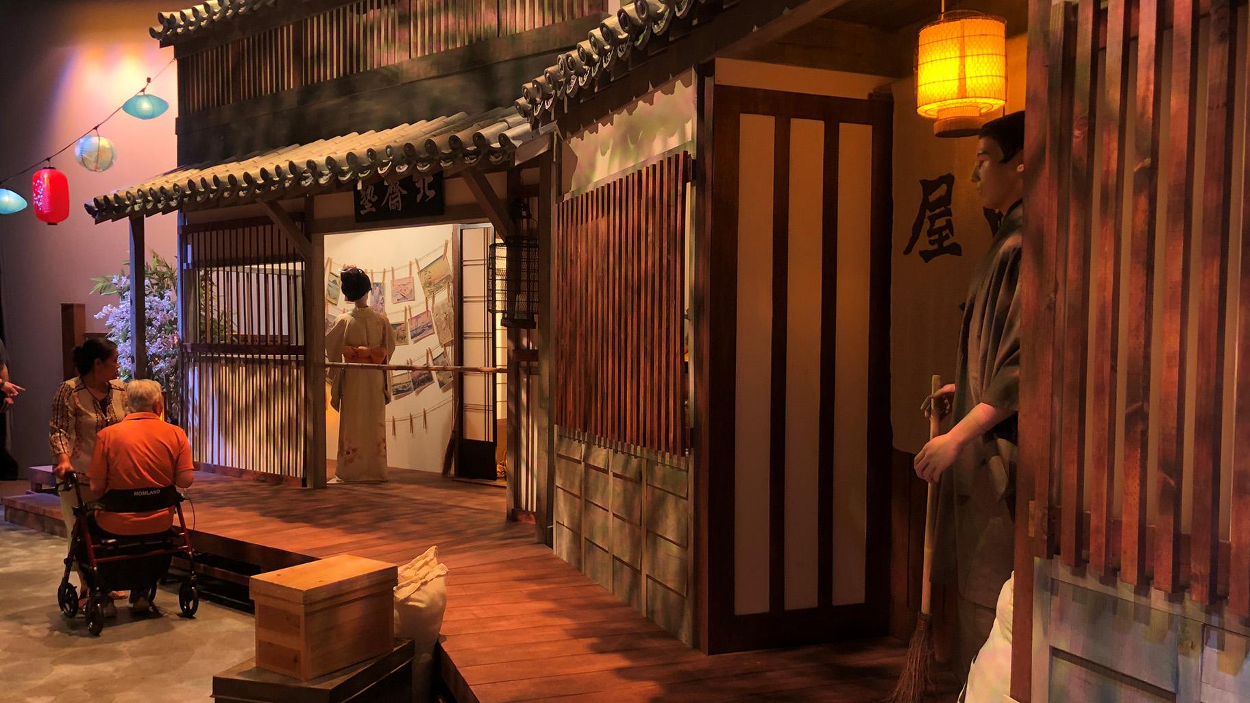 “Hokusai and Ukiyo-e: The Floating World” is at the Cleve Carney Museum of Art through Sept. 21. (Marc Vitali / WTTW News)