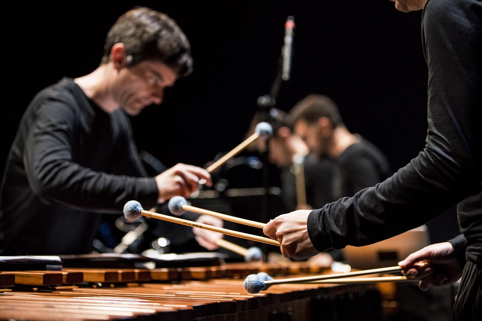 Third Coast Percussion in “Perfectly Voiceless.” (Photo by Todd Rosenberg)