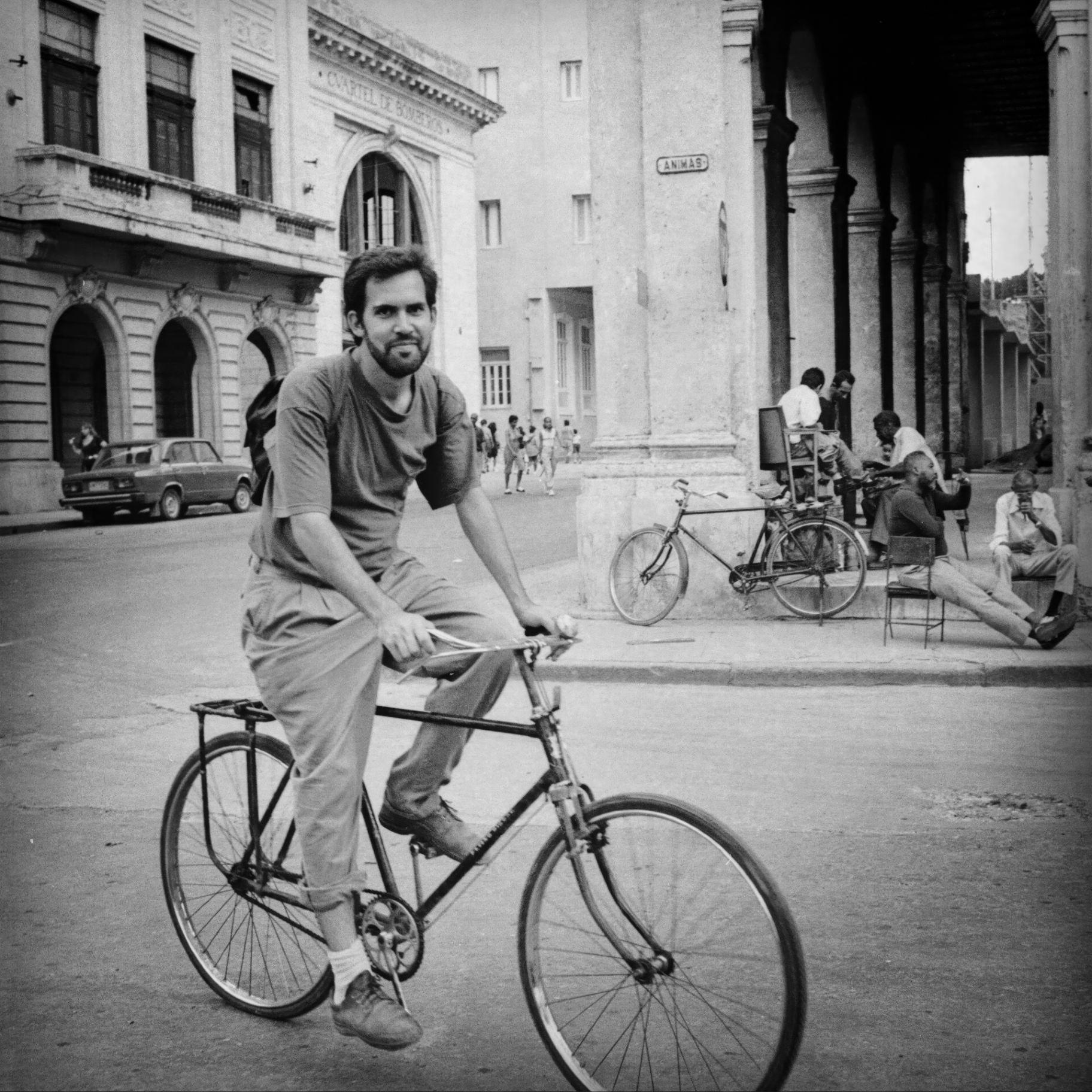 Photographer Alex Garcia as a student in Cuba. (Courtesy of Alex Garcia)