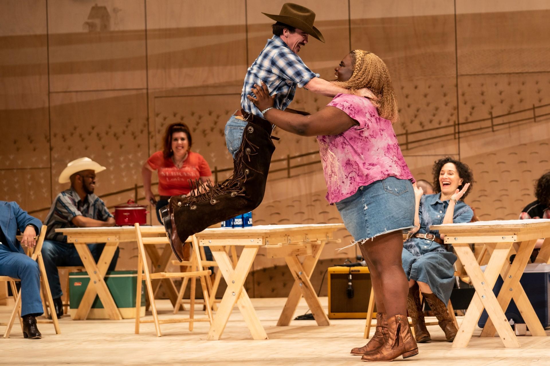 Hennessy Winkler, Sis and the company of the national tour of Rodgers & Hammerstein’s “OKLAHOMA!” (Matthew Murphy and Evan Zimmerman for MurphyMade)