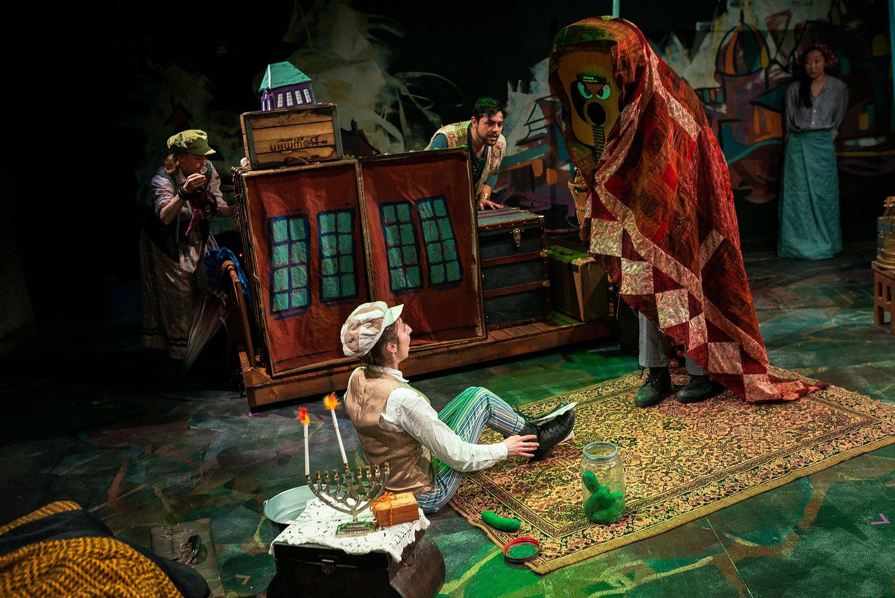 A scene from “Hershel & the Hanukkah Goblins.” (Photo by Jenn Udoni–Franco Images)