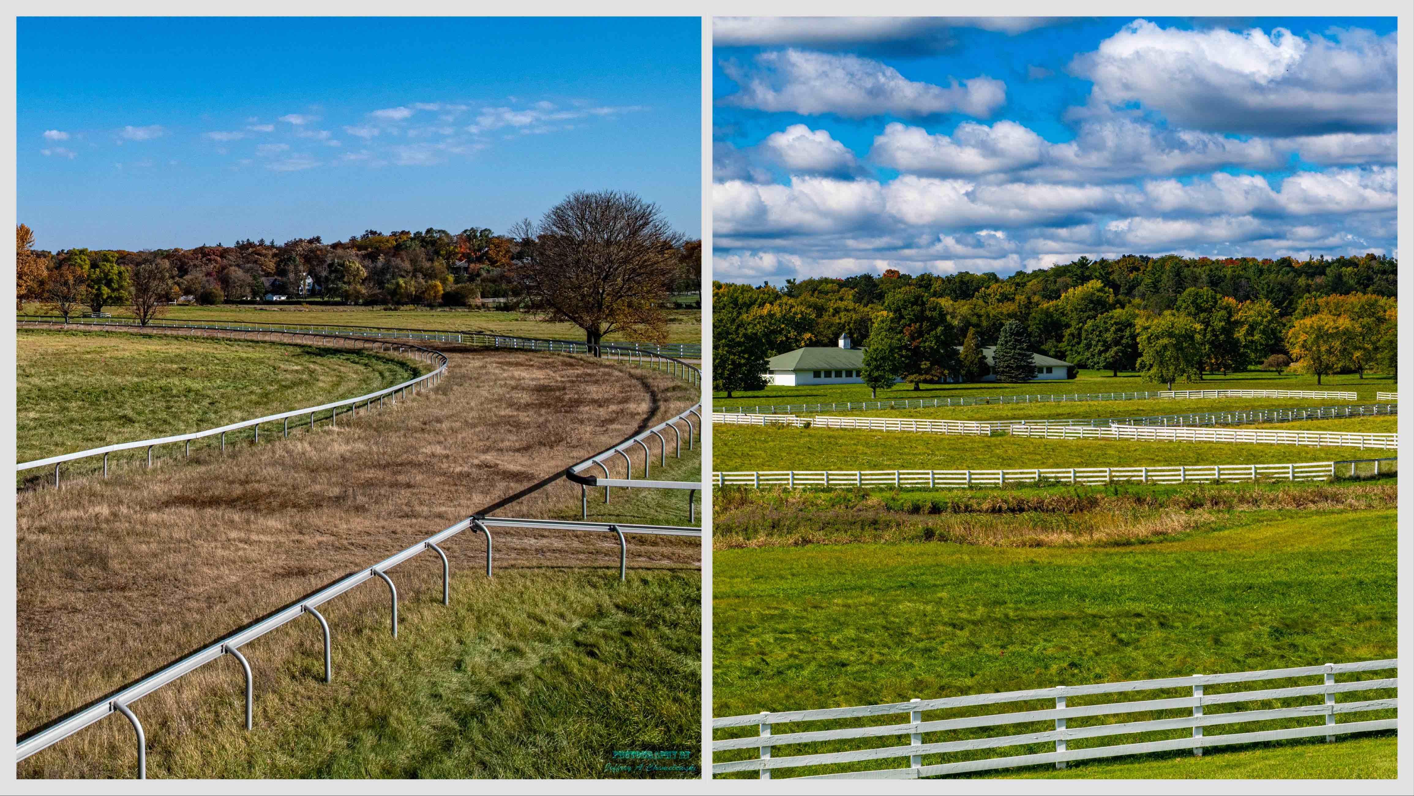 Some of the first restoration work at Hill 'N Dale involved removing a horse track and 20 miles of fencing. (Courtesy of Jeff Chemelewski)