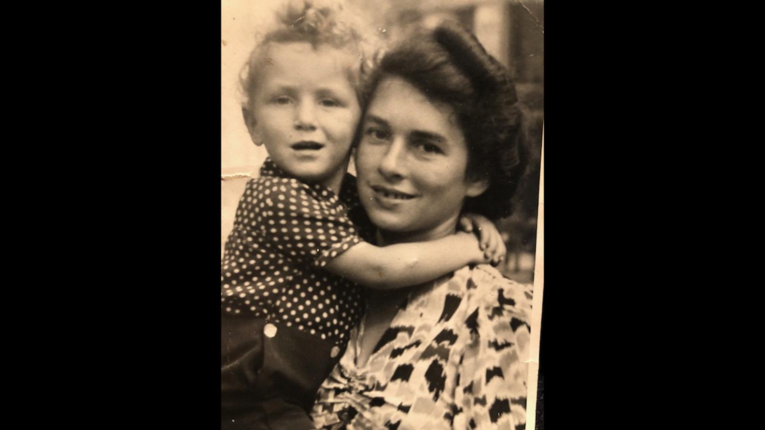 Kurt Gutfreund and his mother before they went into hiding. (Photo courtesy Kurt Gutfreund)