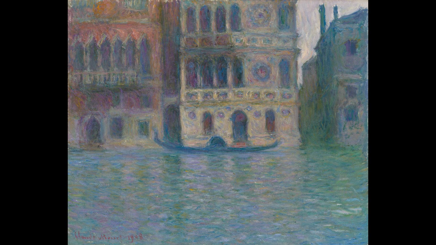 Claude Monet. Venice, Palazzo Dario, 1908. The Art Institute of Chicago, Mr. and Mrs. Lewis Larned Coburn Memorial Collection.