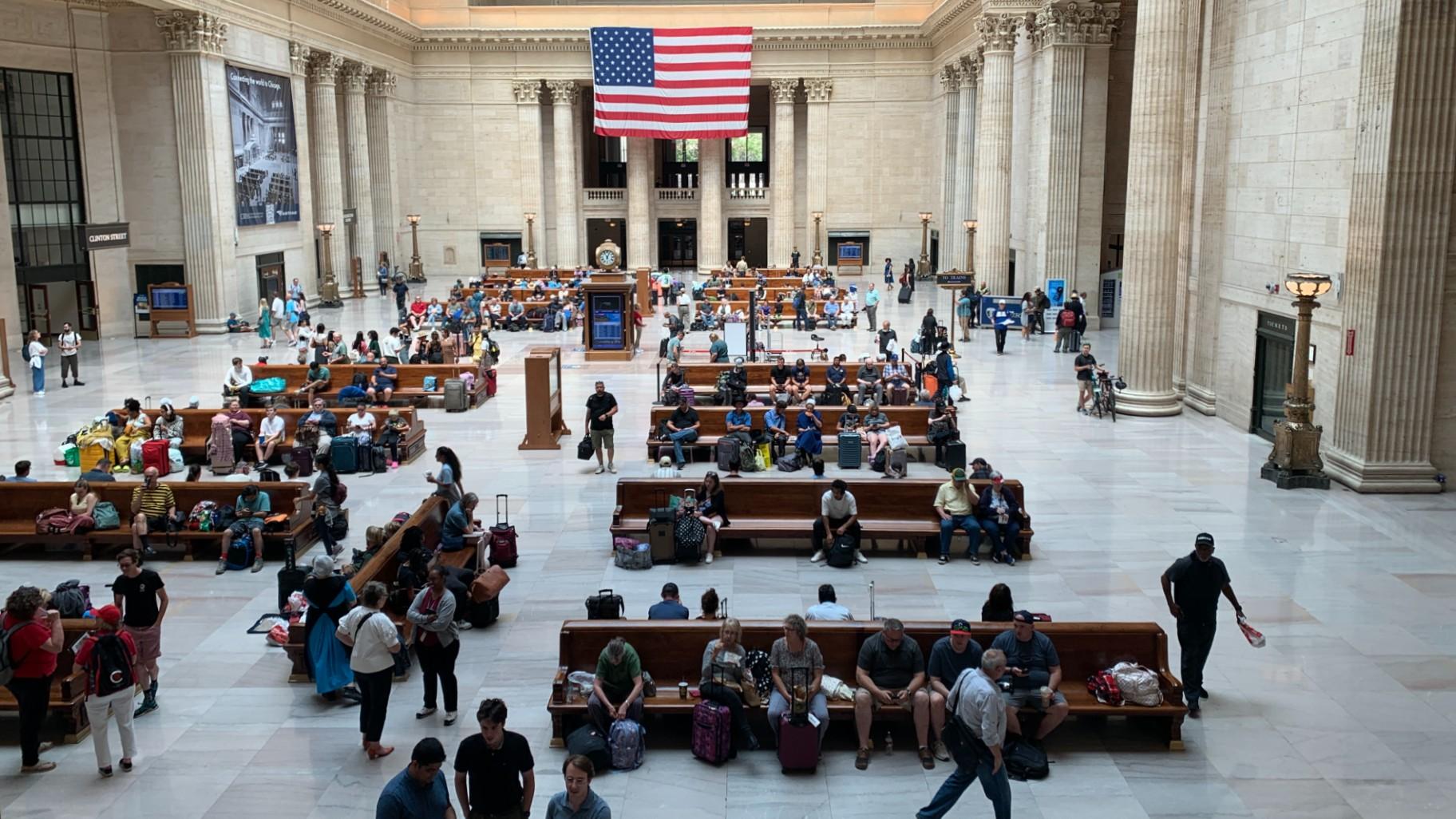 Union Station on July 22, 2025. (Eunice Alpasan / WTTW News)
