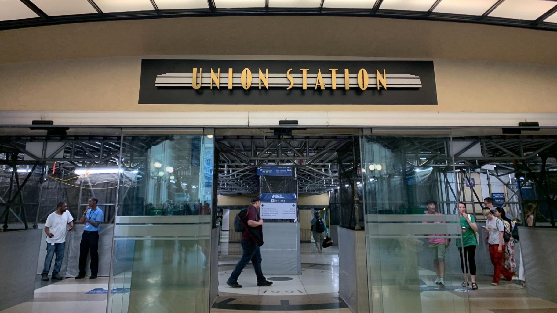 Union Station on July 22, 2025. (Eunice Alpasan / WTTW News)