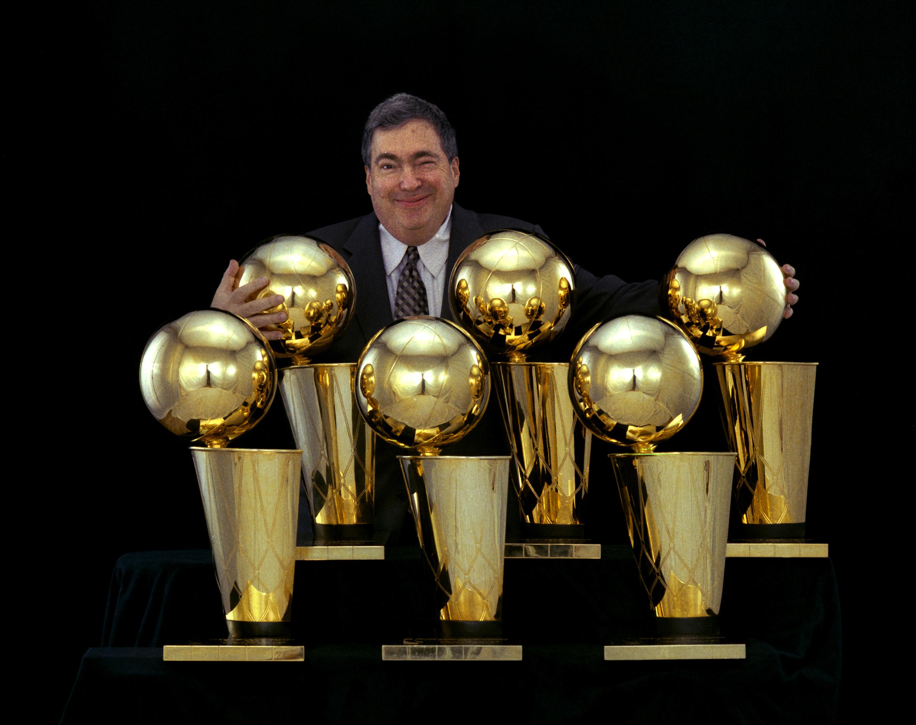 Chicago Bulls Six Championship Trophies