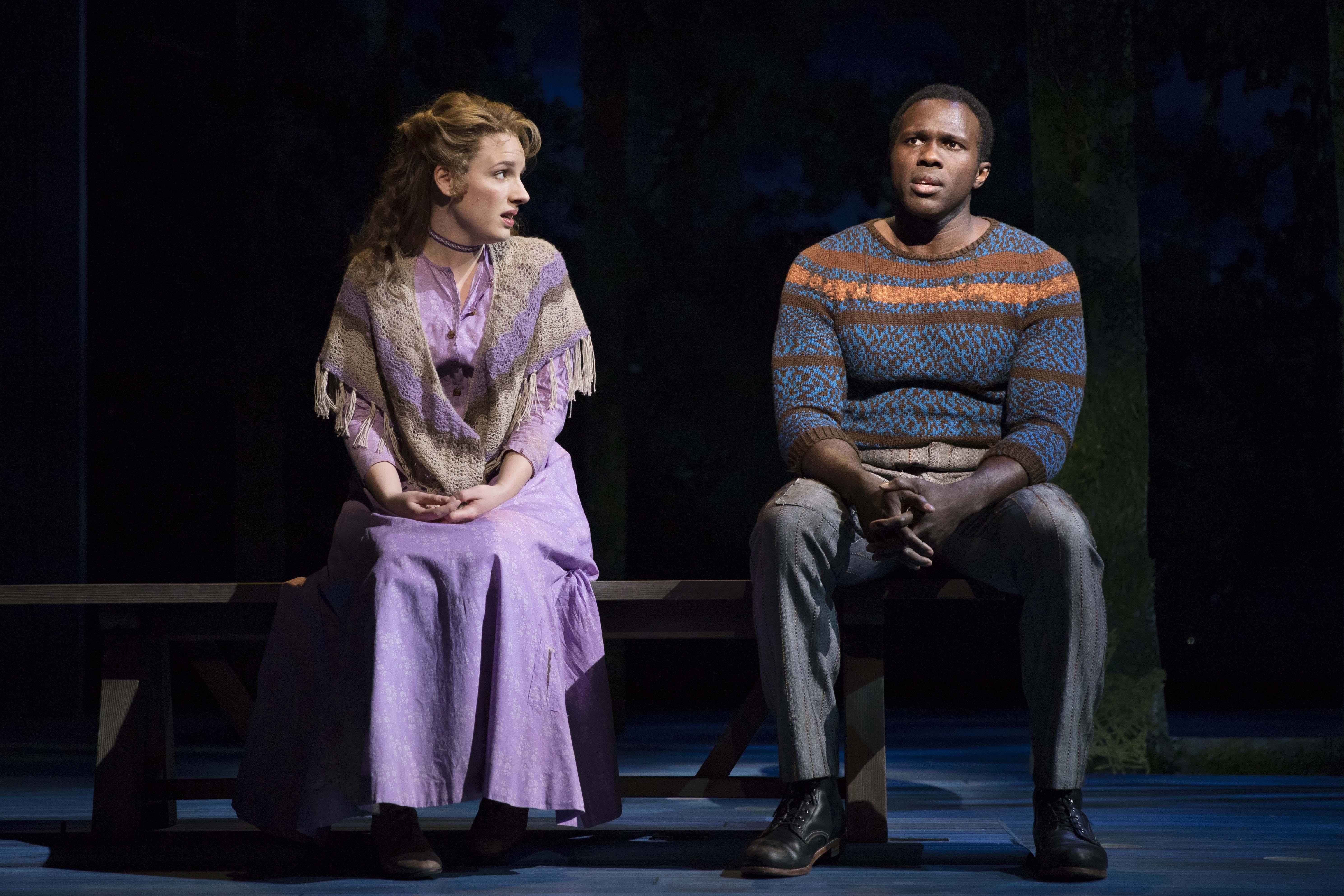 Jessie Mueller and Joshua Henry in “Carousel.” (Credit: Julieta Cervantes)