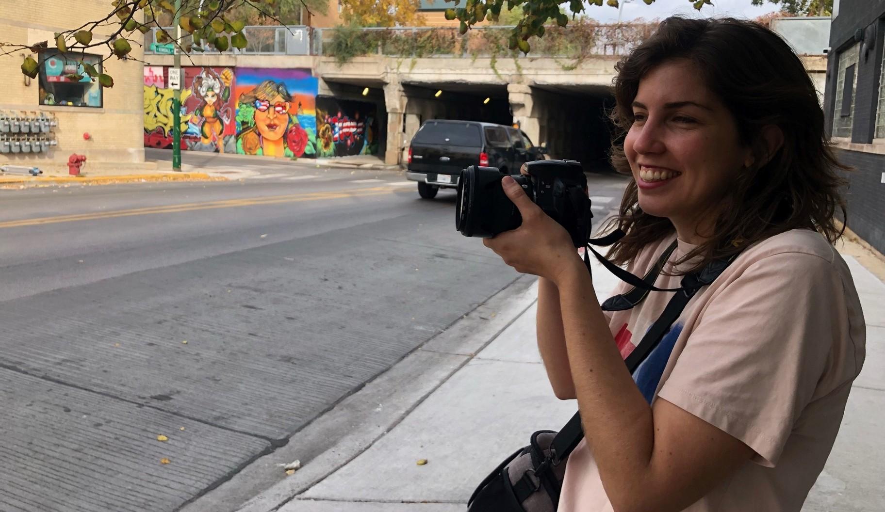 Judit Prat Marti is pictured in Chicago. (Marc Vitali / WTTW News)