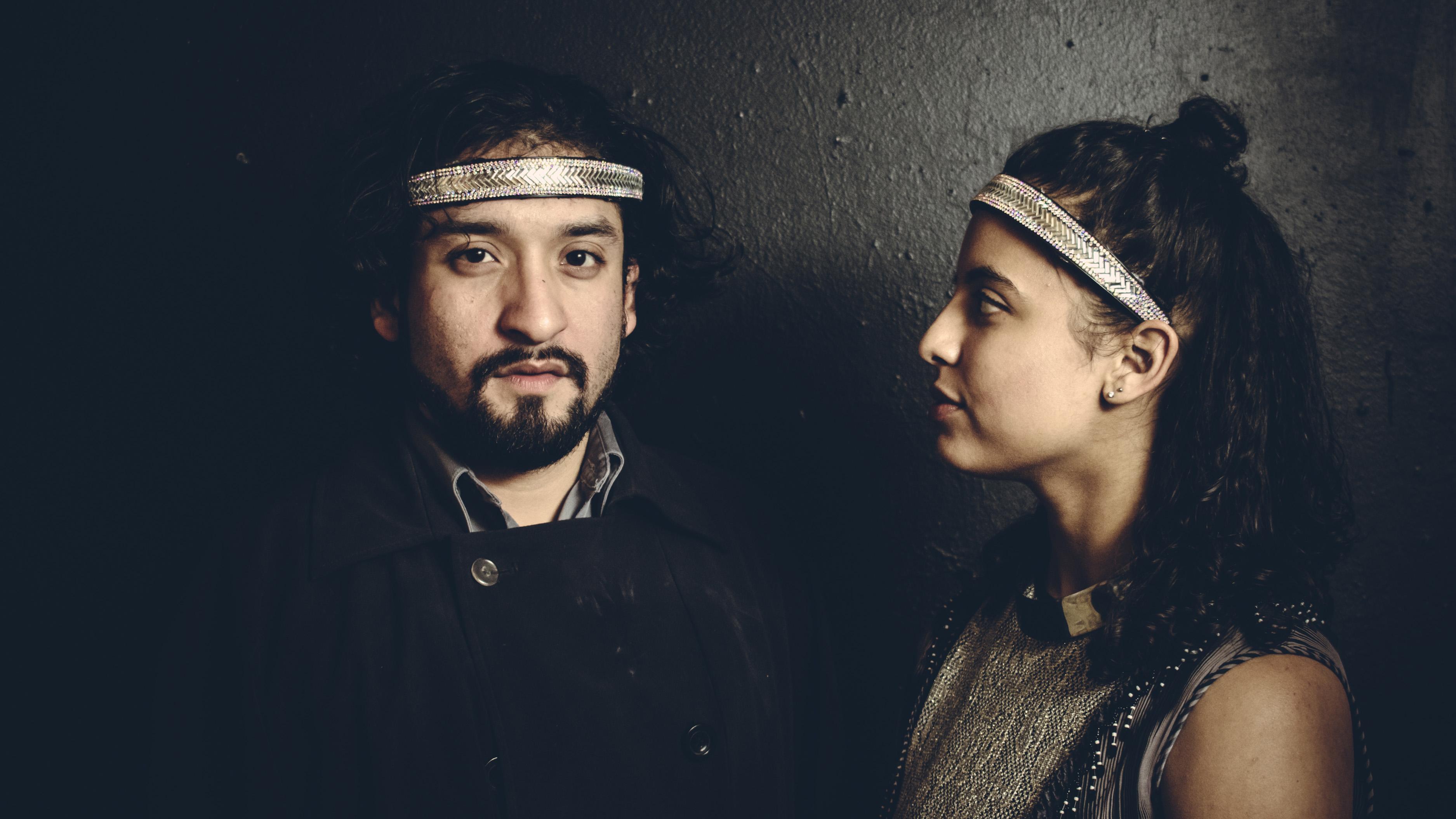 Jose Nateras as King Arthur and Sarah Patin as Gwenivere in “King Arthur: The Fall of Camelot.” (Matthew Gregory Hollis)