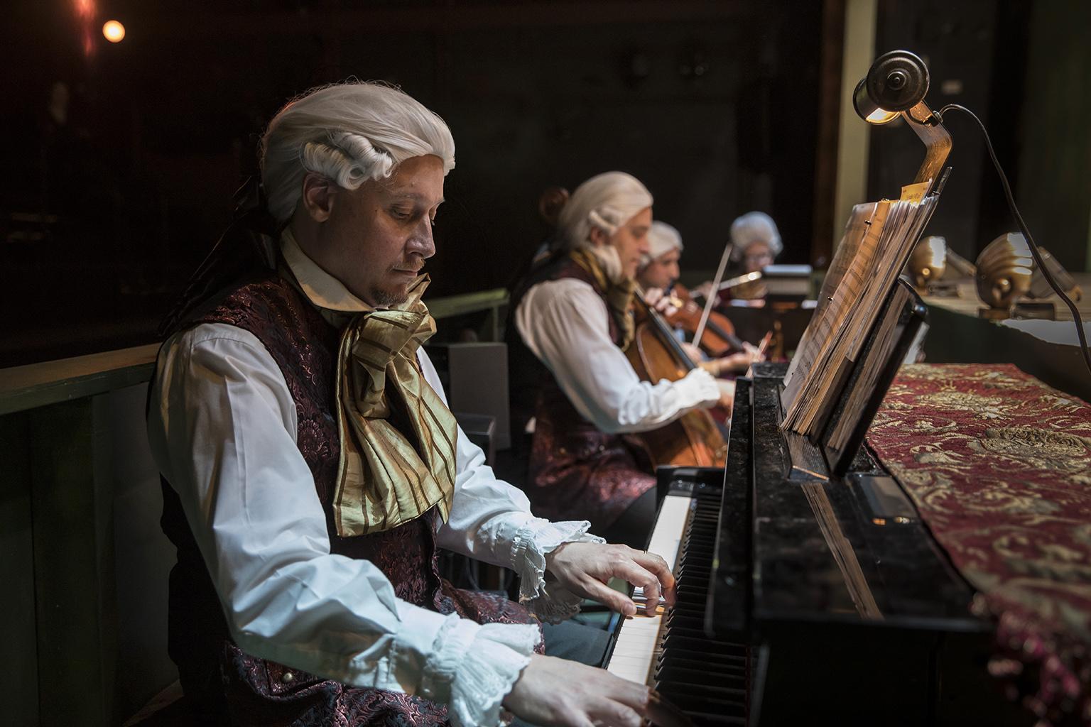 From left: Musicians Leandro López Várady, Michal Palzewicz, Greg Hirte and Constance Volk. (Photo by Liz Lauren)