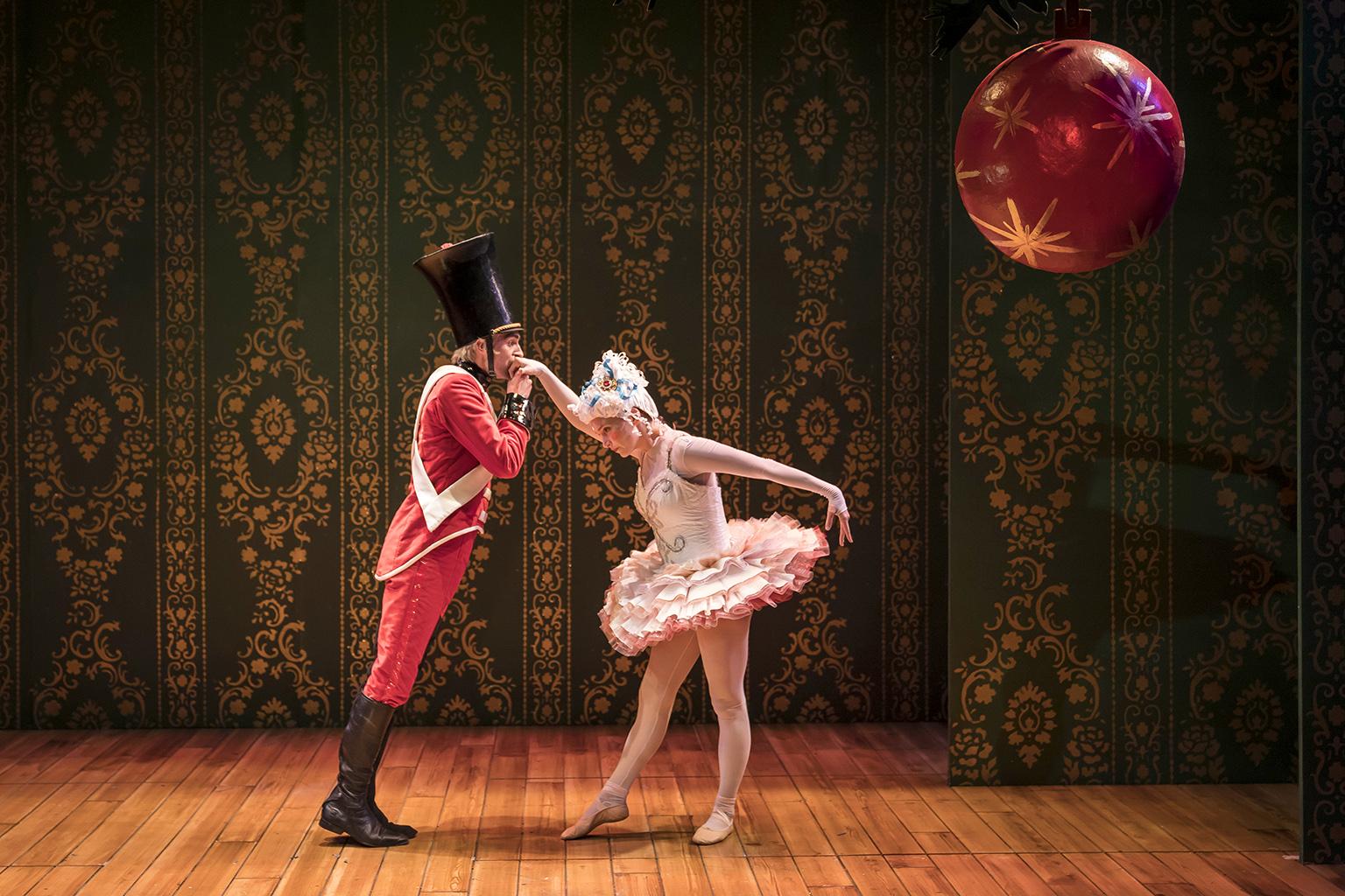 Alex Stein and Kasey Foster in “The Steadfast Tin Soldier.” (Photo by Liz Lauren)