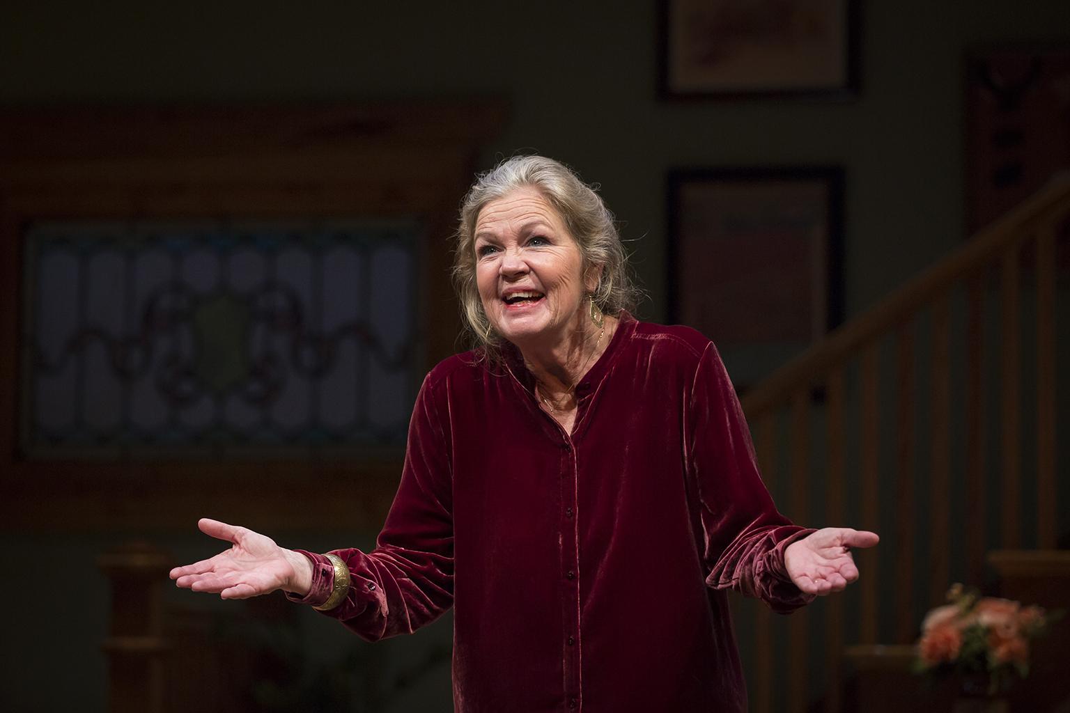 Linda Gehringer as Helene in the world premiere production of “Lady in Denmark” at Goodman Theatre. (Credit: Liz Lauren)