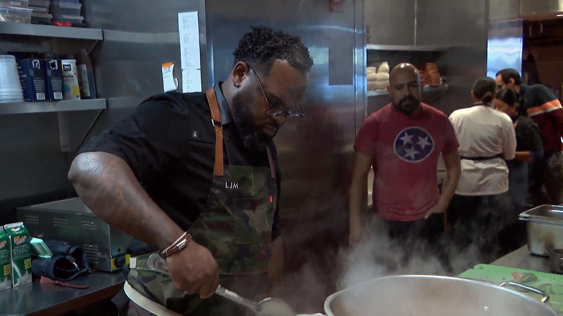  Chef Lamar Moore is known for many things, including appearing on a number of popular culinary competition shows. He was born and raised on the South Side of Chicago. (WTTW News)