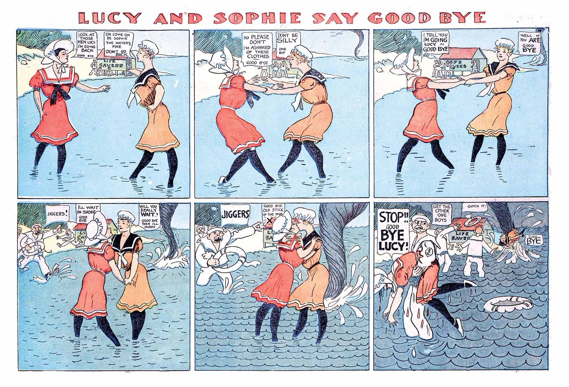 An exhibition of rescued comic strip art - CBS News