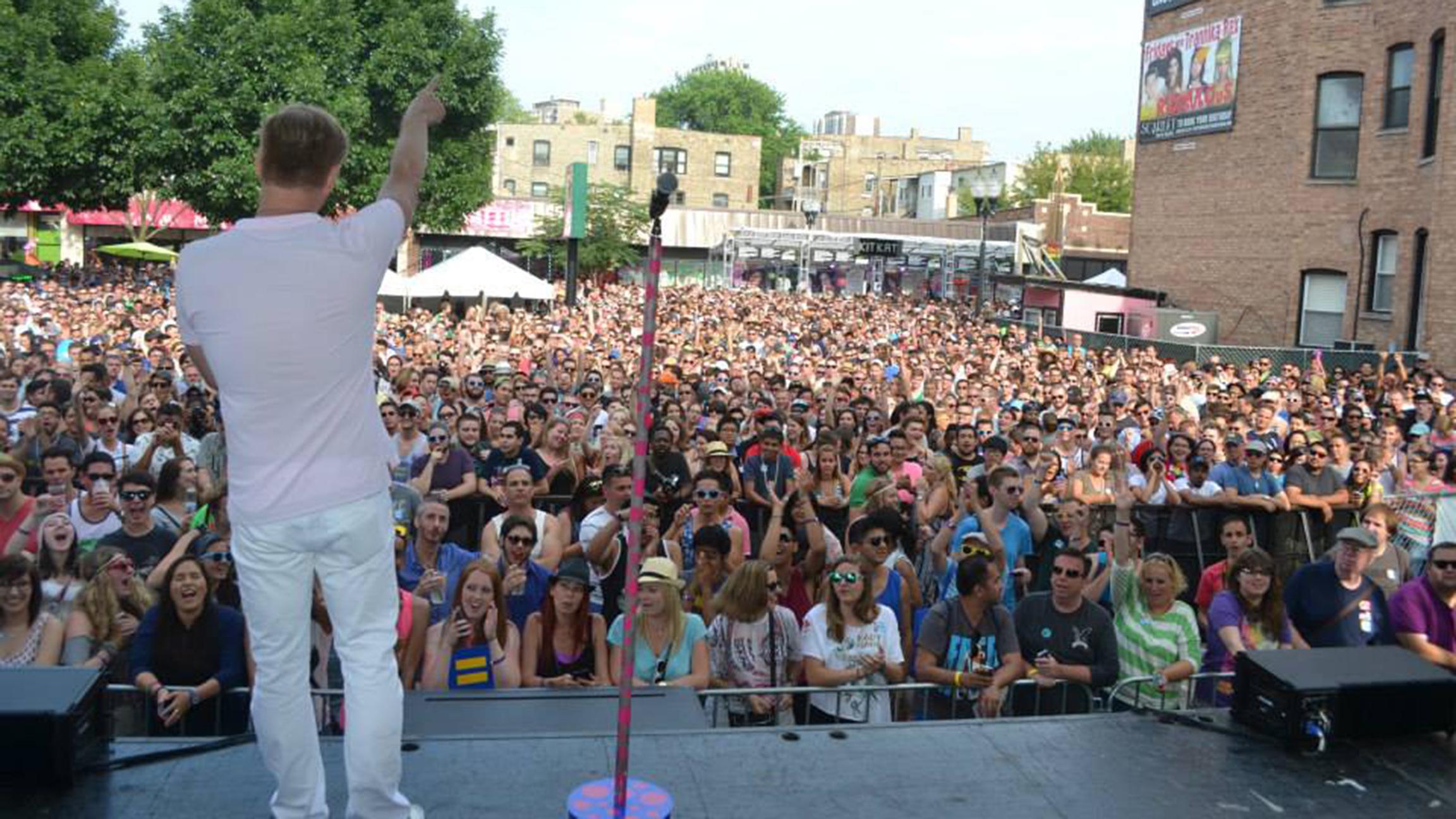 Organizers say more than 180,000 people flock to Halsted Street for the annual Market Days Festival. (Courtesy Northalsted Business Alliance)