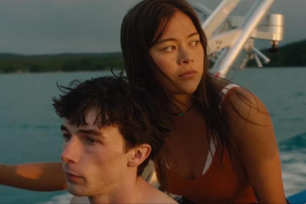 Mark McKenna, left, and Lukita Maxwell in “An Autumn Summer” (Blue Harbor Entertainment)