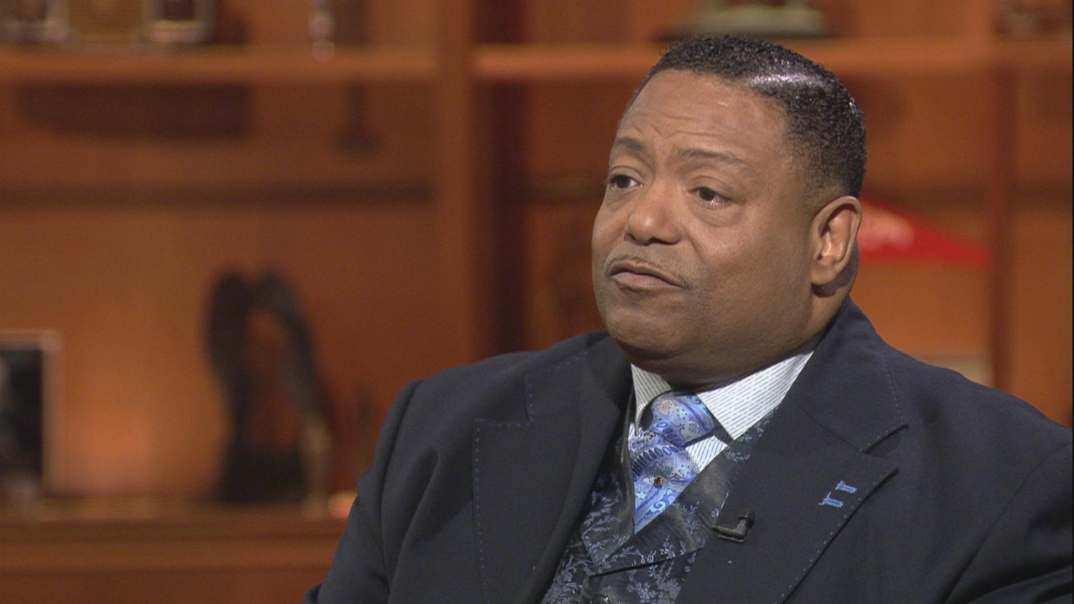The Rev. Marvin Hunter appears on “Chicago Tonight” on Jan. 21, 2019.
