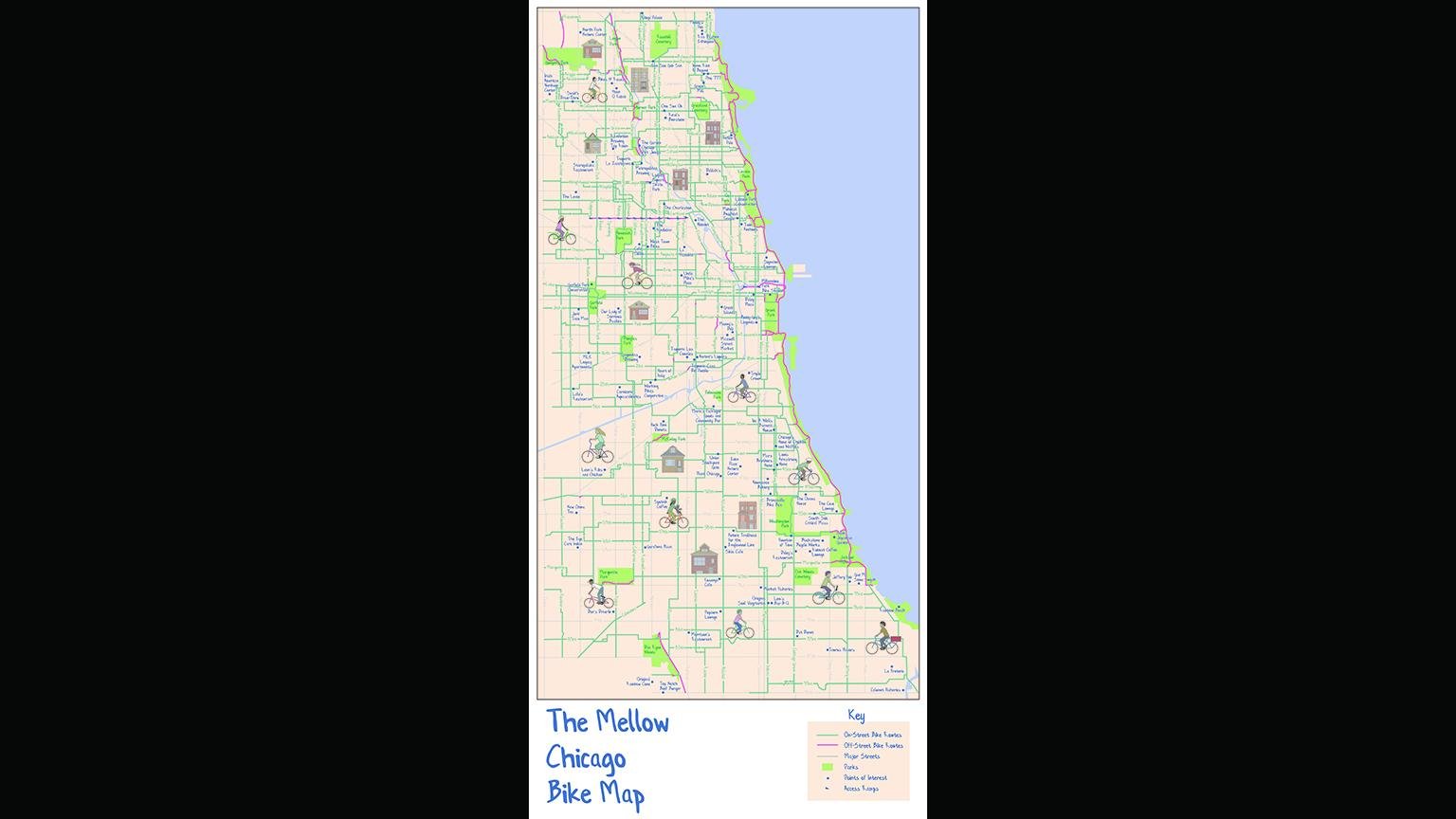 chicagoland bike map