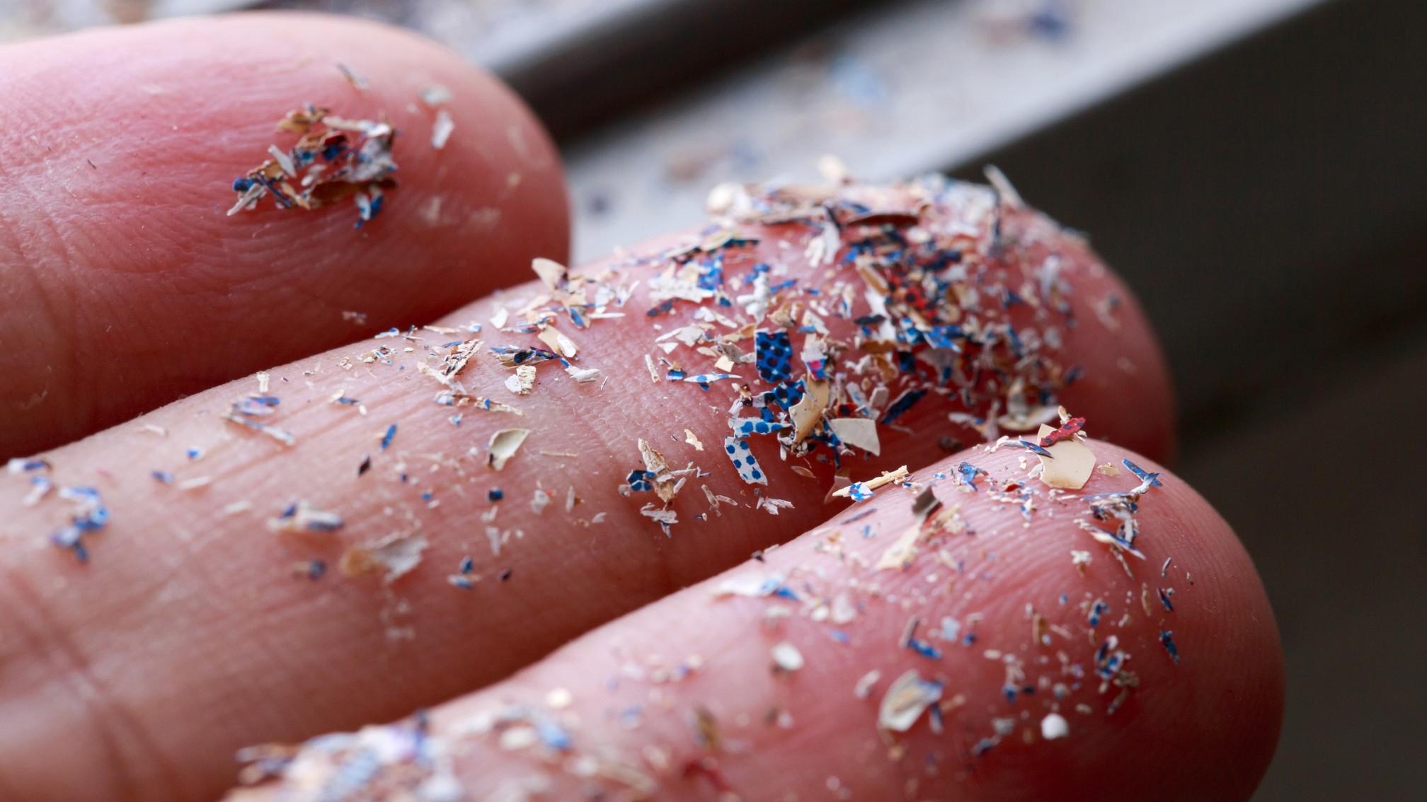 Microplastics are often the result of the breakdown of larger plastics into smaller and smaller fragments. (pcess609 / iStock)