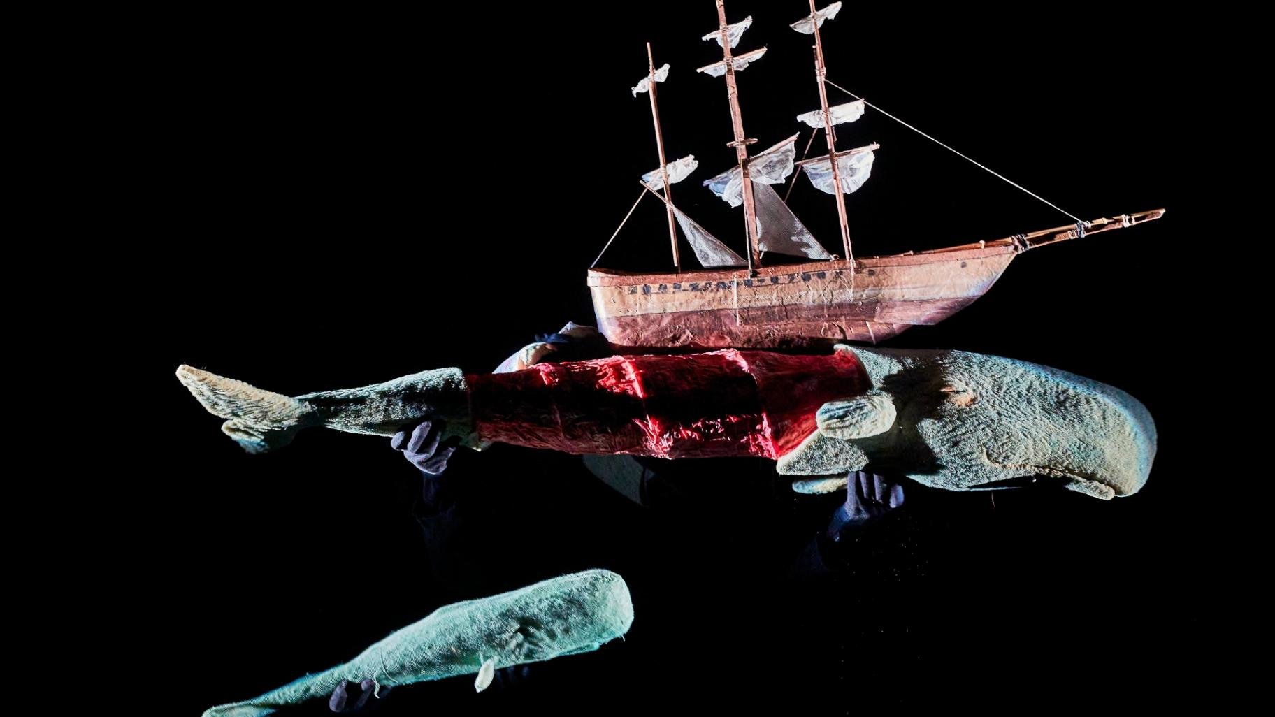 A take on “Moby Dick” opened the Chicago International Puppet Festival. (Credit: Christopher Raynaud deLage)