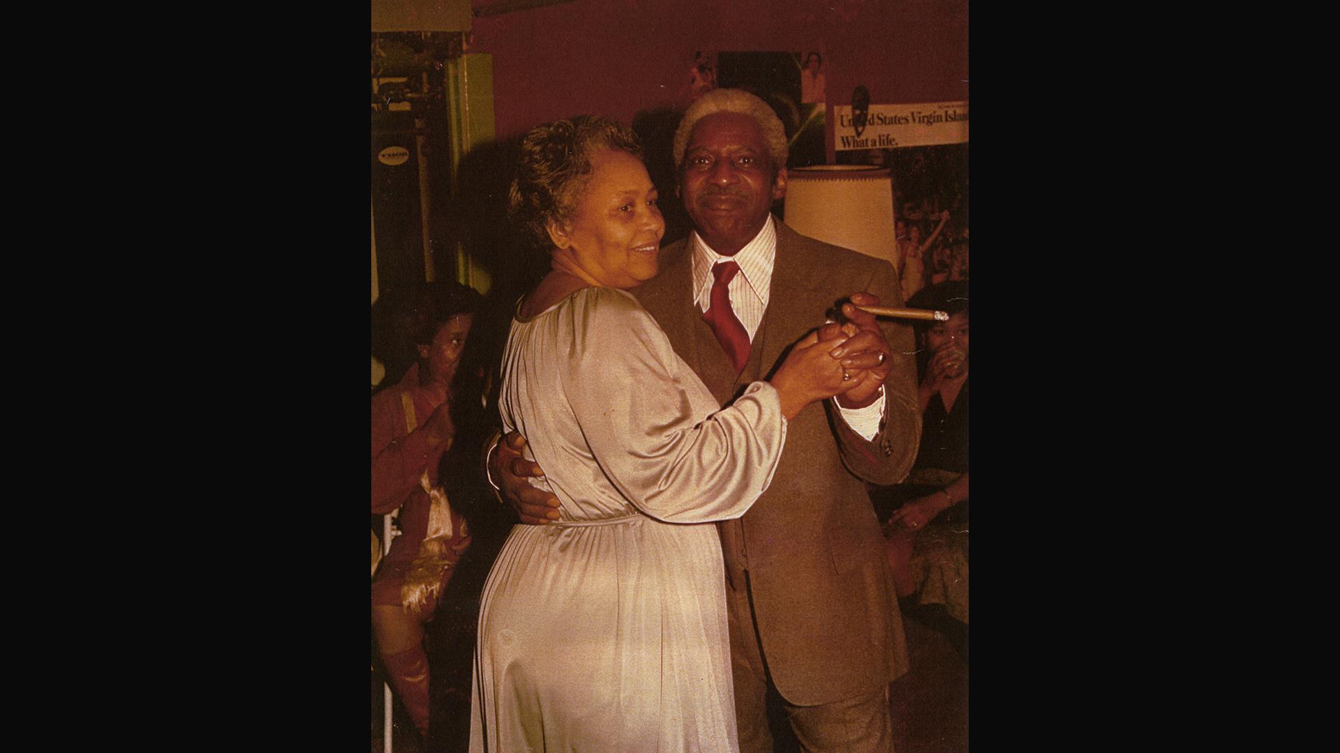 Harriette Moody’s late parents, Paul and Louise Buford, at their 45th wedding anniversary. (Courtesy Harriette Moody)