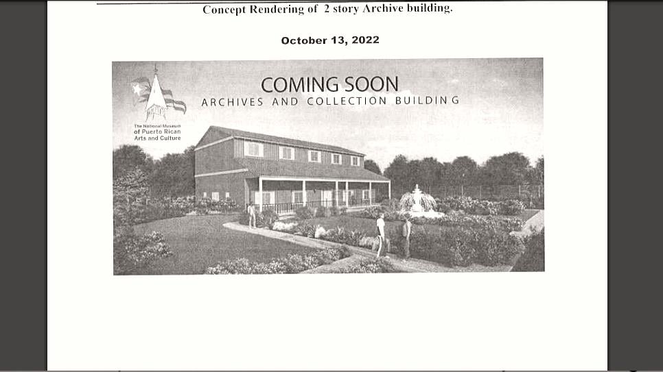 Rendering of proposed archive facility, provided in permit application. (Chicago Park District)