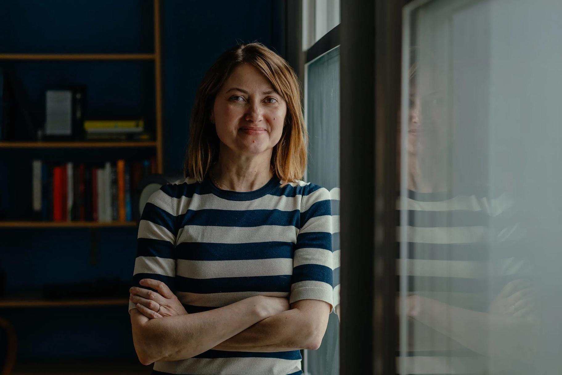 Kate Walz, a lawyer in Chicago, has sought legislation that would limit or ban crime-free housing programs in Illinois. (Credit: Jamie Kelter Davis for The New York Times)