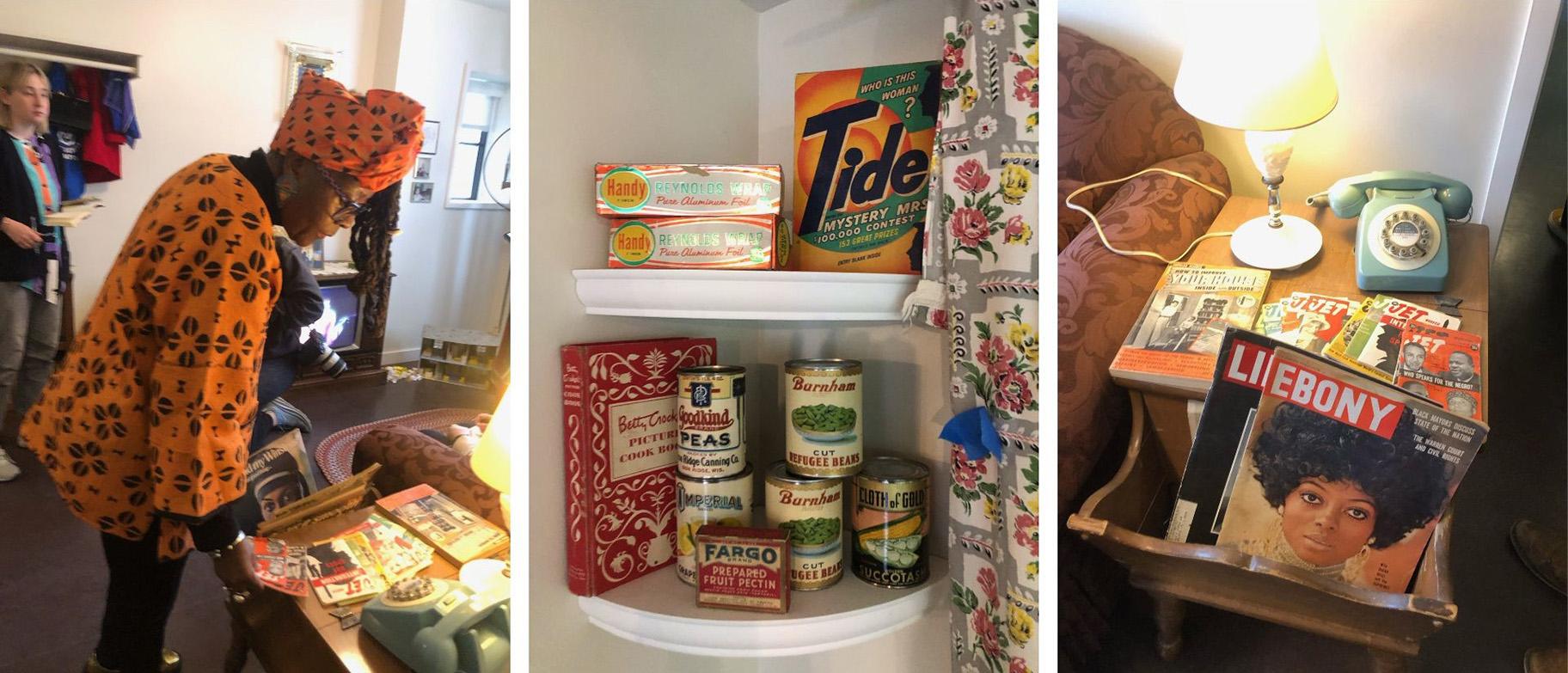 Artifacts in the National Public Housing Museum. (Marc Vitali / WTTW News)