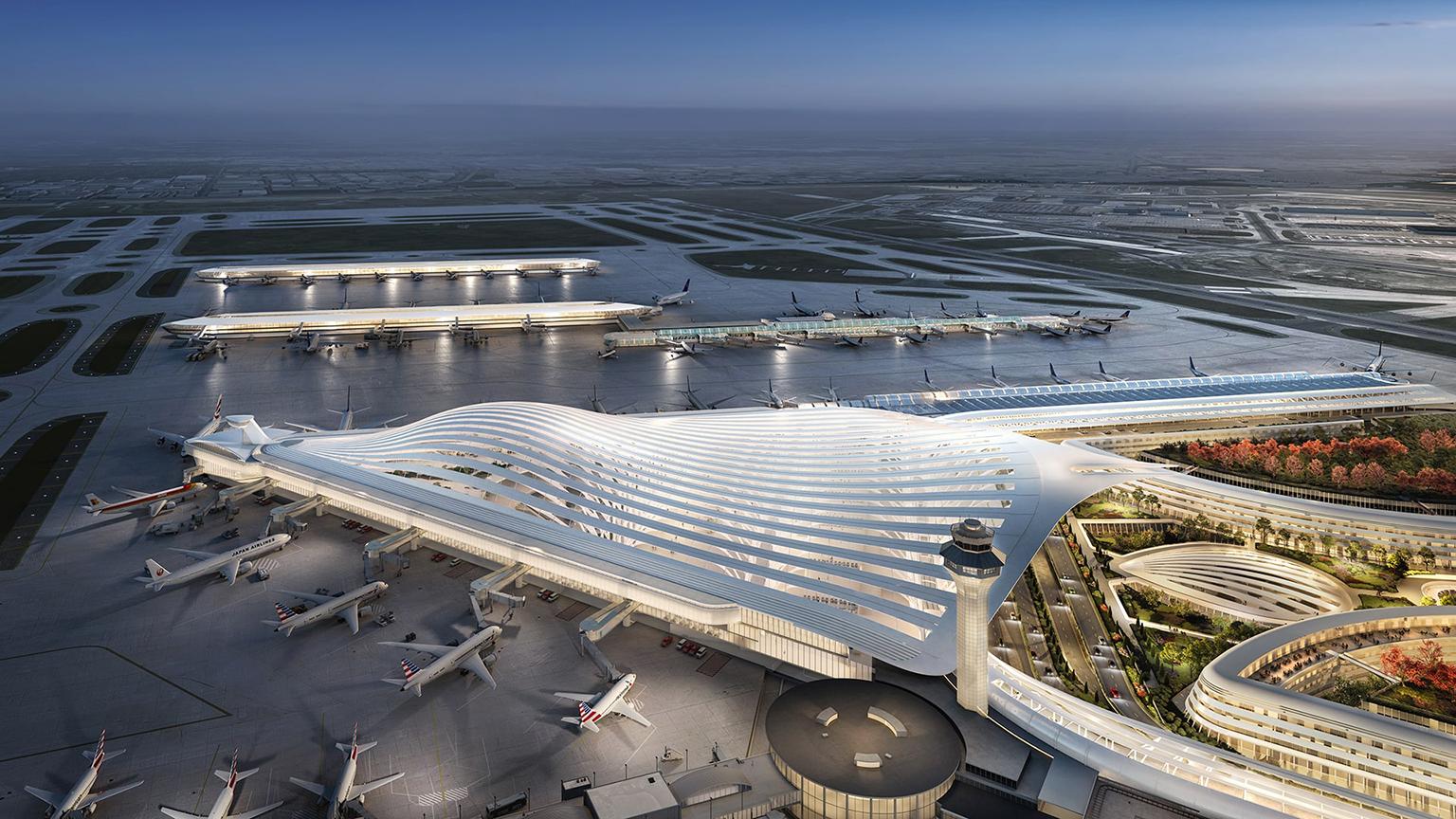 The O’Hare expansion proposal from Skidmore, Owings & Merrill (Chicago Department of Aviation)