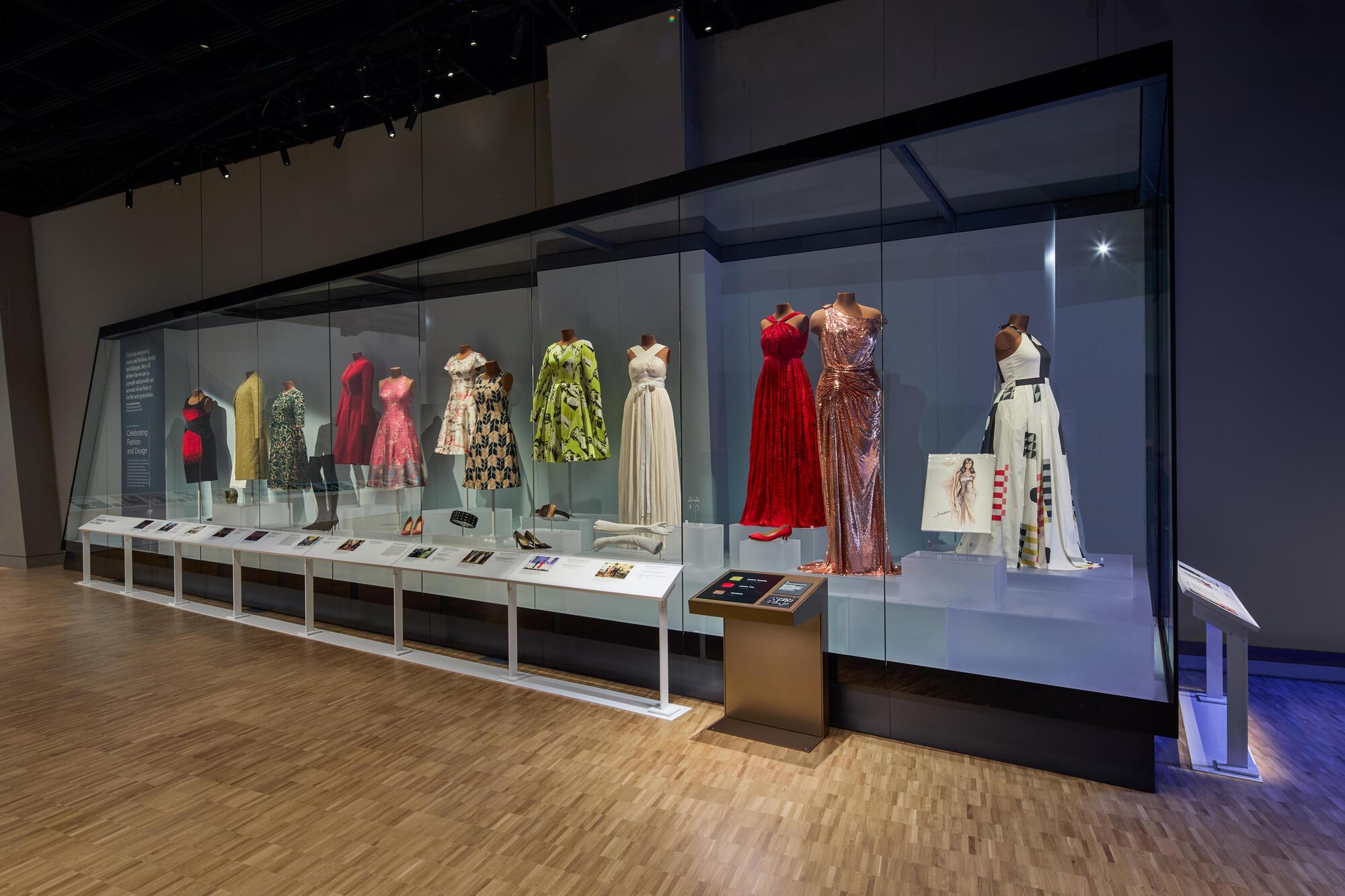 Come for the dresses, stay for the history of democracy. (The Obama Foundation)