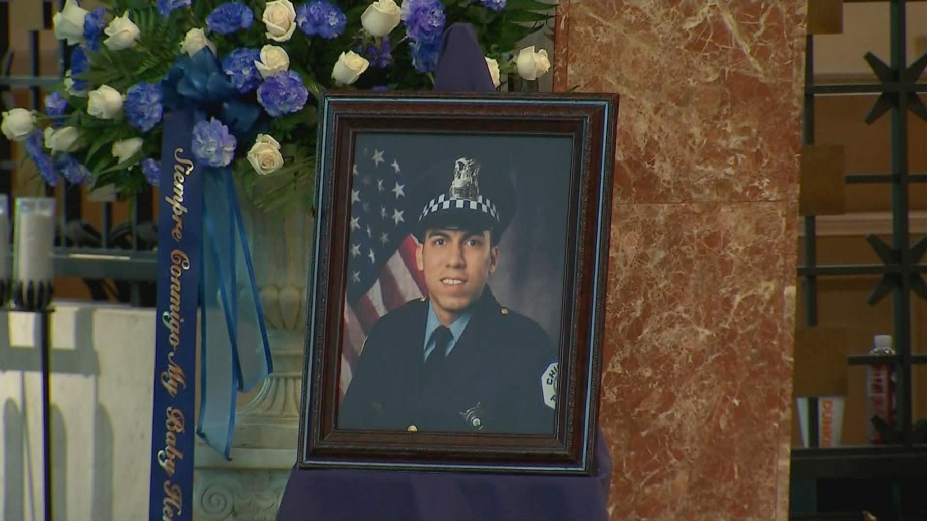 Funeral services were held for fallen Chicago police Officer Andrés Mauricio Vásquez Lasso, 32, on March 9, 2023. (WTTW News)