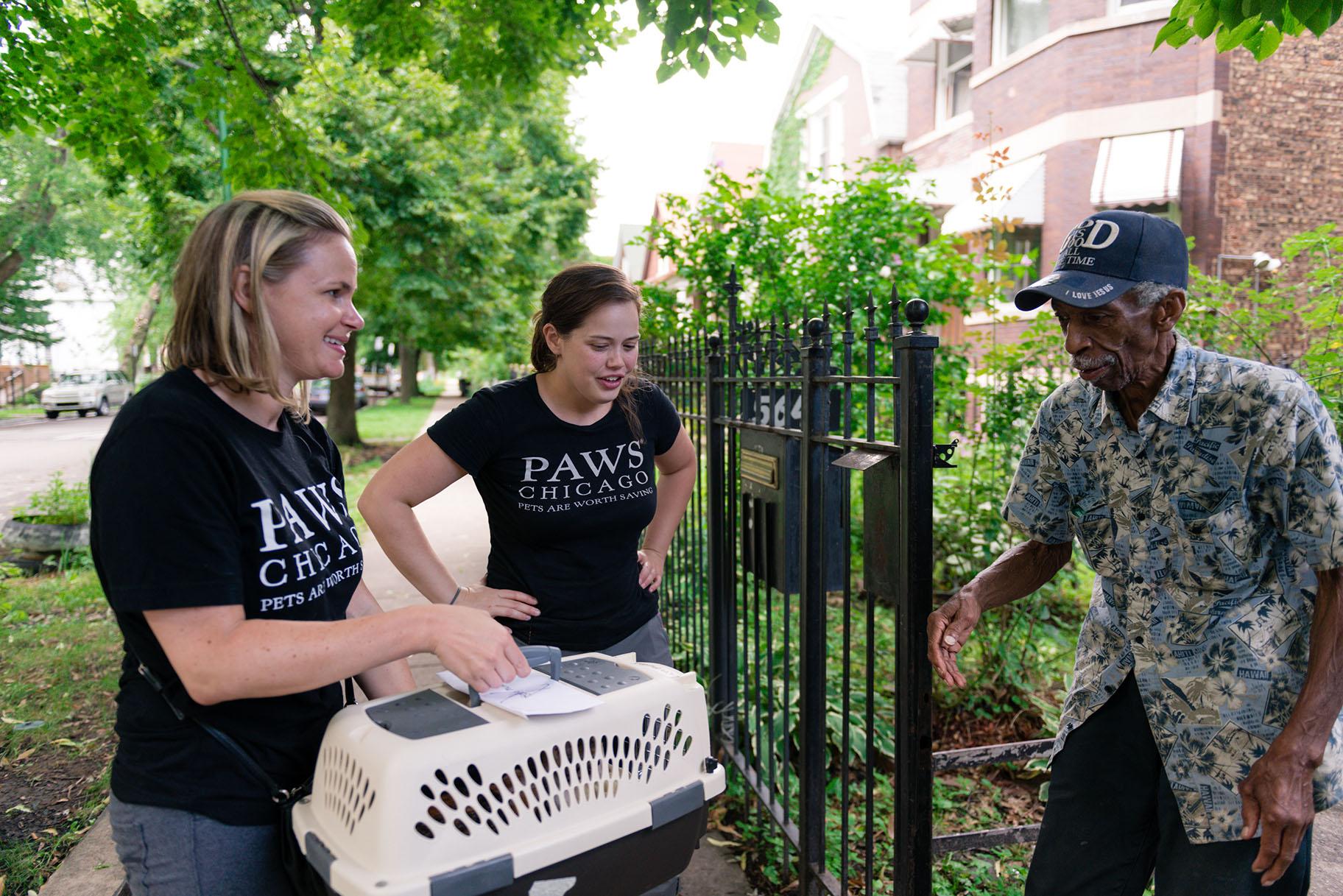 PAWS has provided services to 13,000 pets in Englewood since 2014. (Courtesy PAWS Chicago)