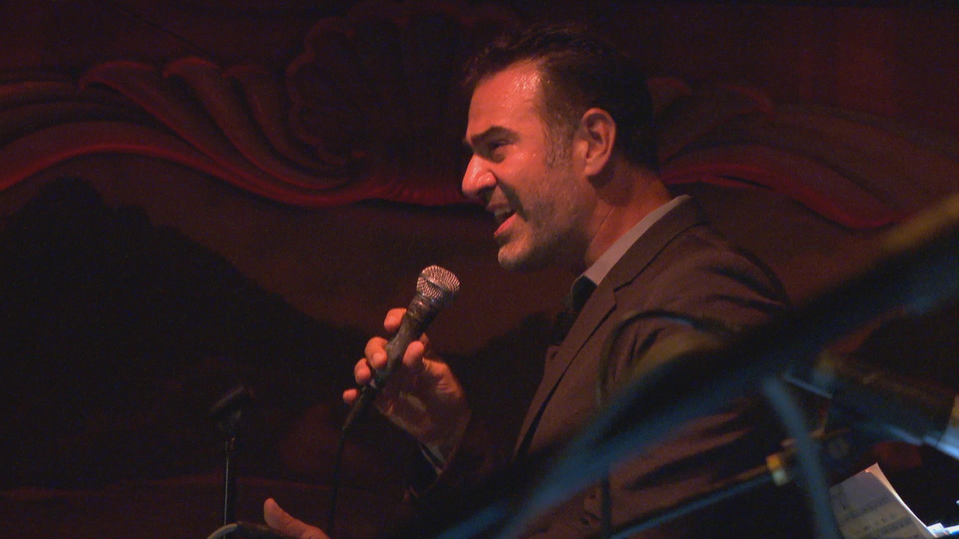 Paul Marinaro performs with the Chicago Jazz Orchestra at the Green Mill.