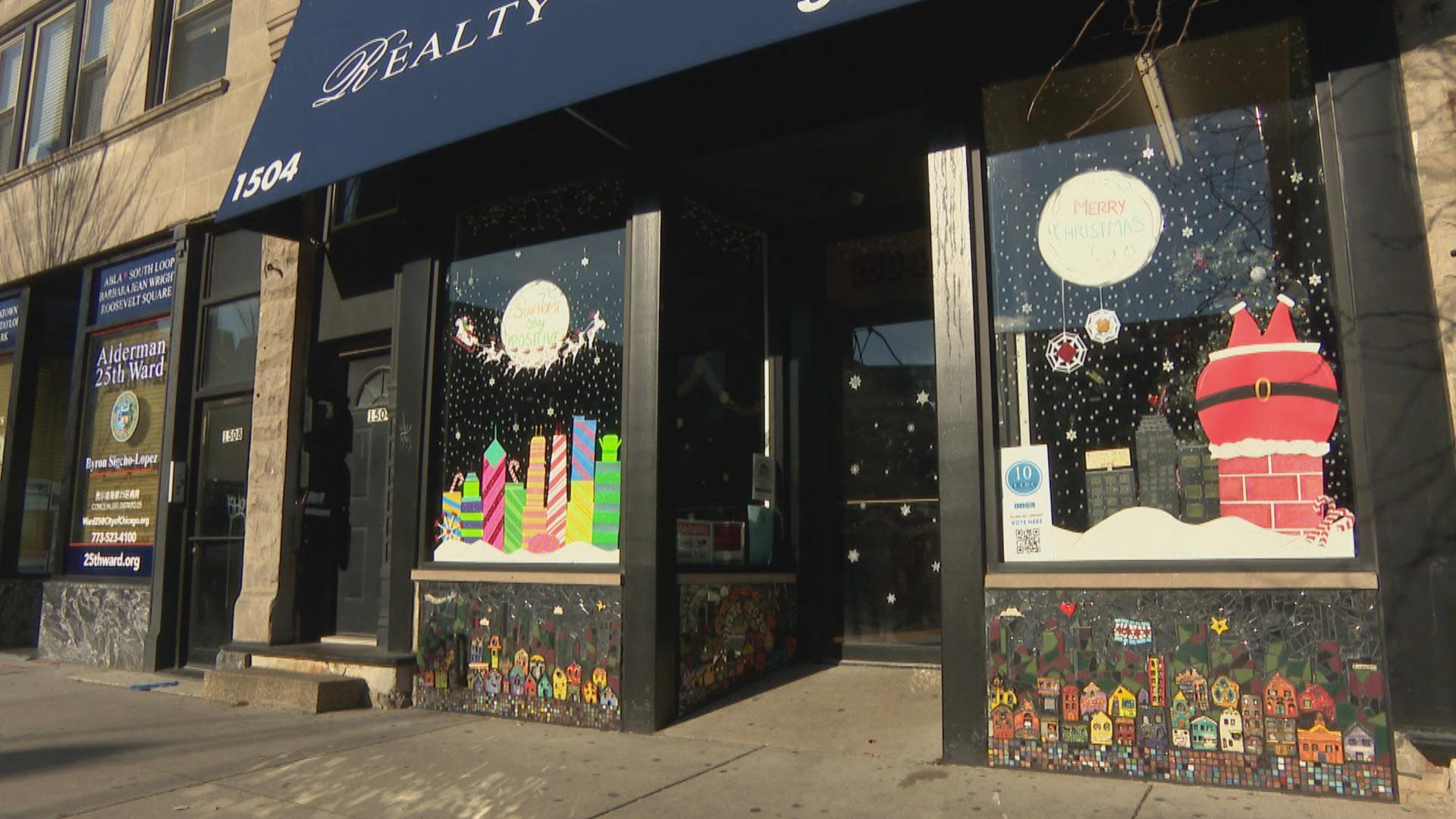 Pilsen Holiday Window Walk Aims to Boost Business, Support