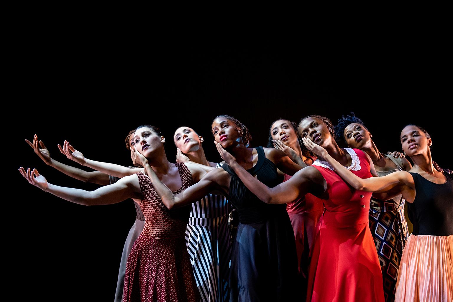 Deeply Rooted Dance Theater company performs “Parallel Lives.” (Photo by Michelle Reid)