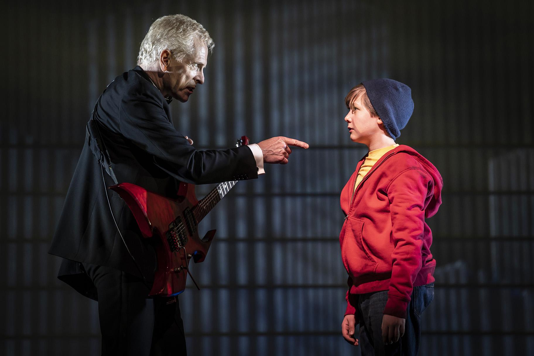 John Hickok, left, and Jack McCarthy in “August Rush: The Musical.” (Photo credit: Liz Lauren)