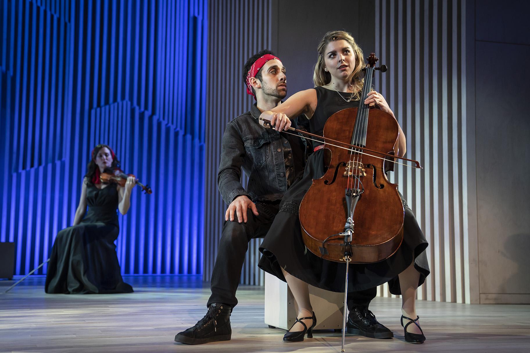 George Abud and Sydney Shepherd Paramount Theatre’s world premiere of “August Rush: The Musical.” (Photo credit: Liz Lauren)